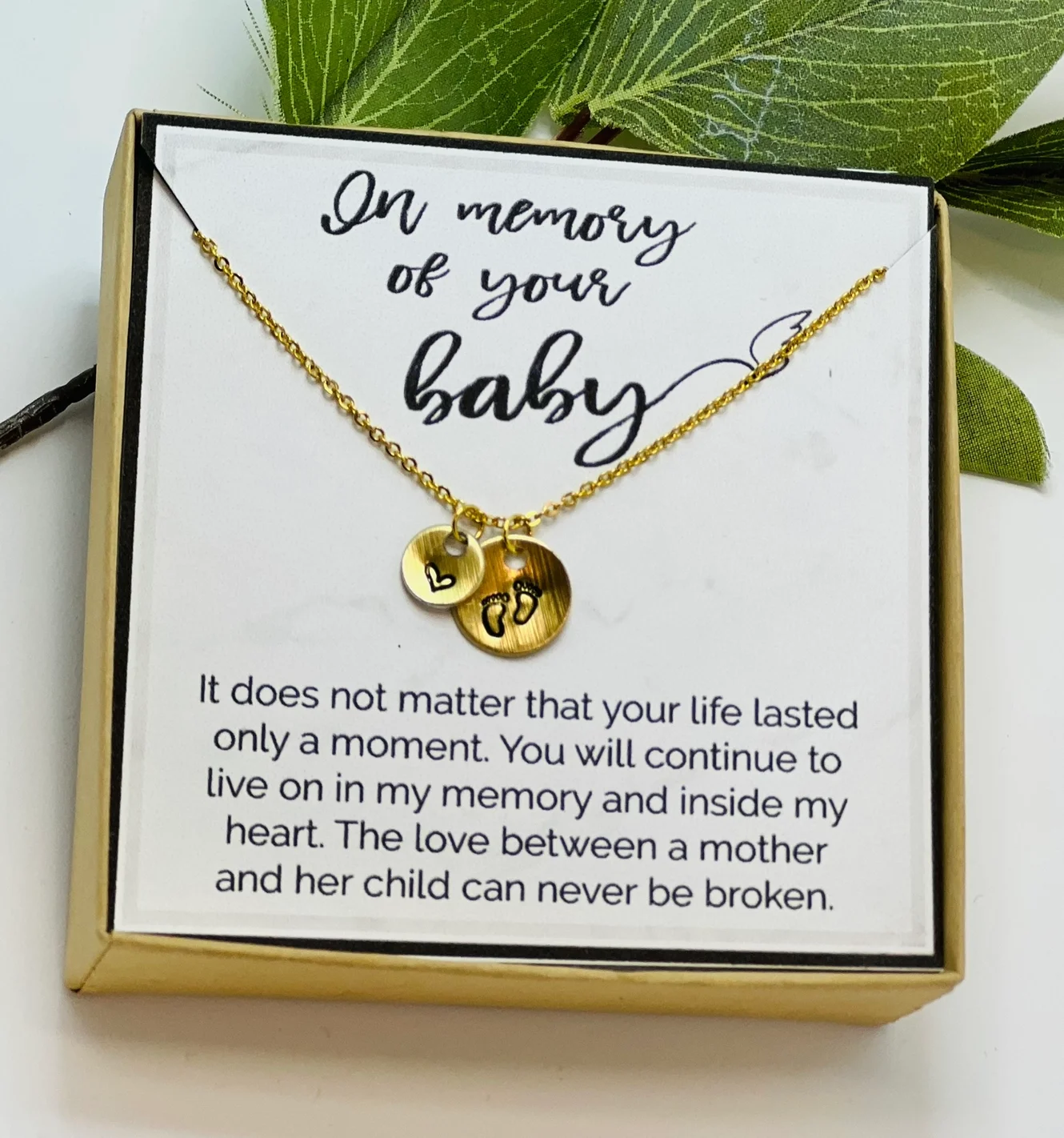 Angel Baby Memorial Necklace