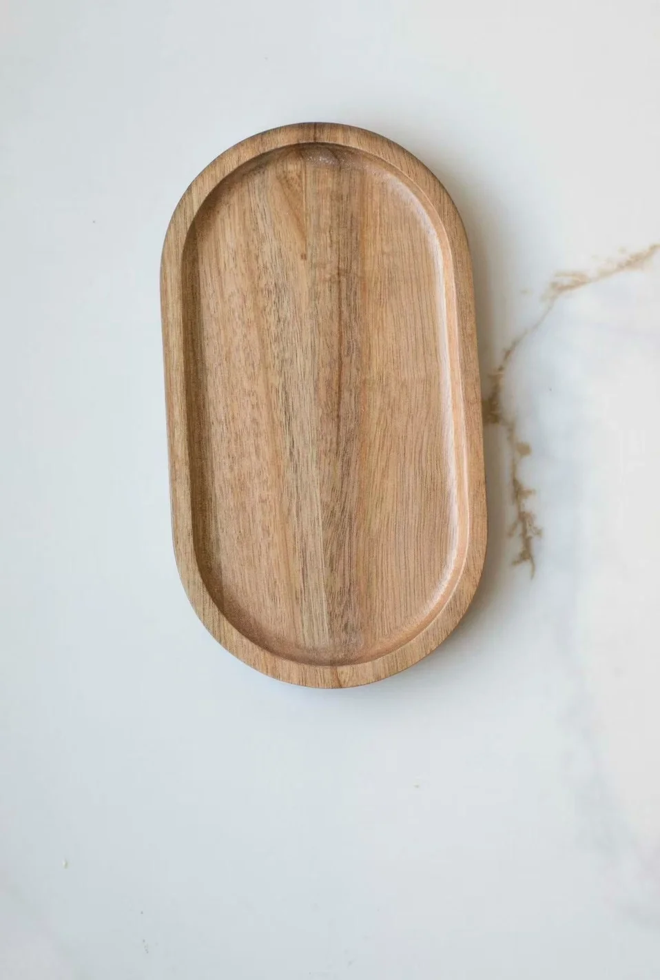 Small Oval Wooden Tray
