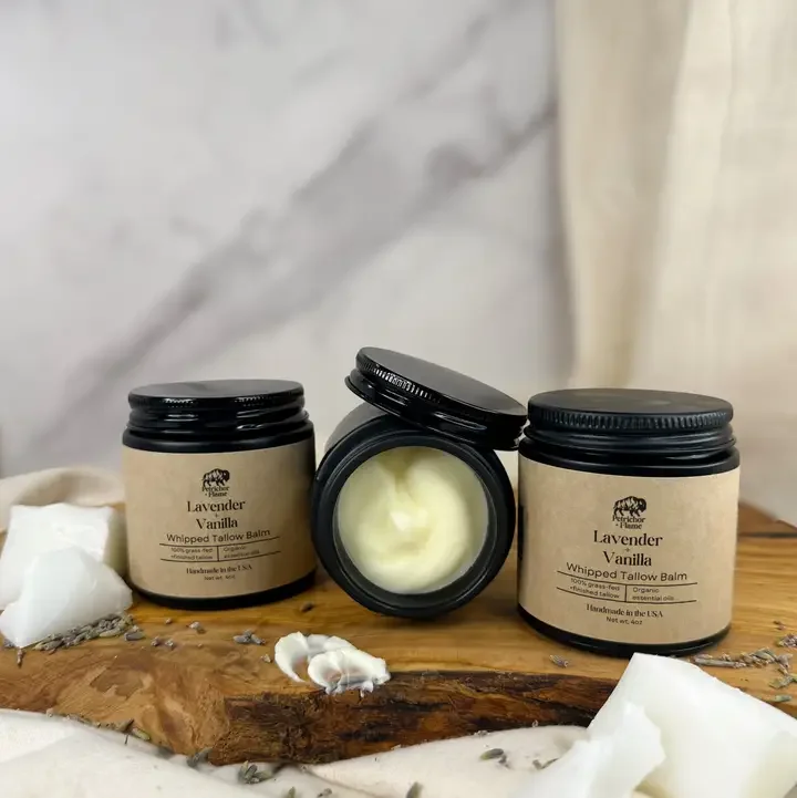 Whipped Tallow Balm (Lavender + Vanilla)