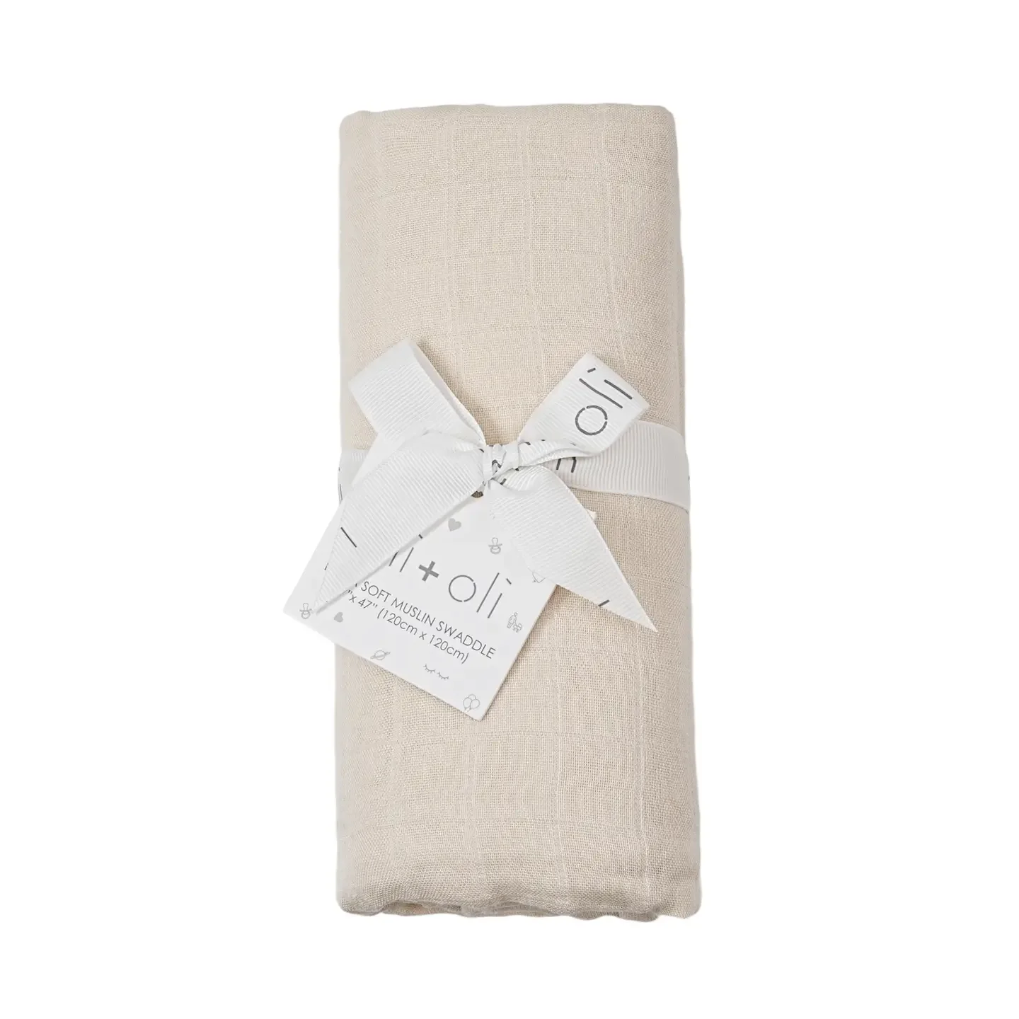 Bamboo Muslin Baby Swaddle Blanket