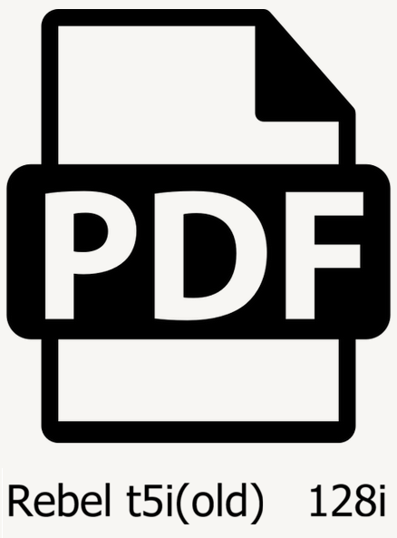 A2D2 - t5i Camera Settings A2D2 (Older Systems)