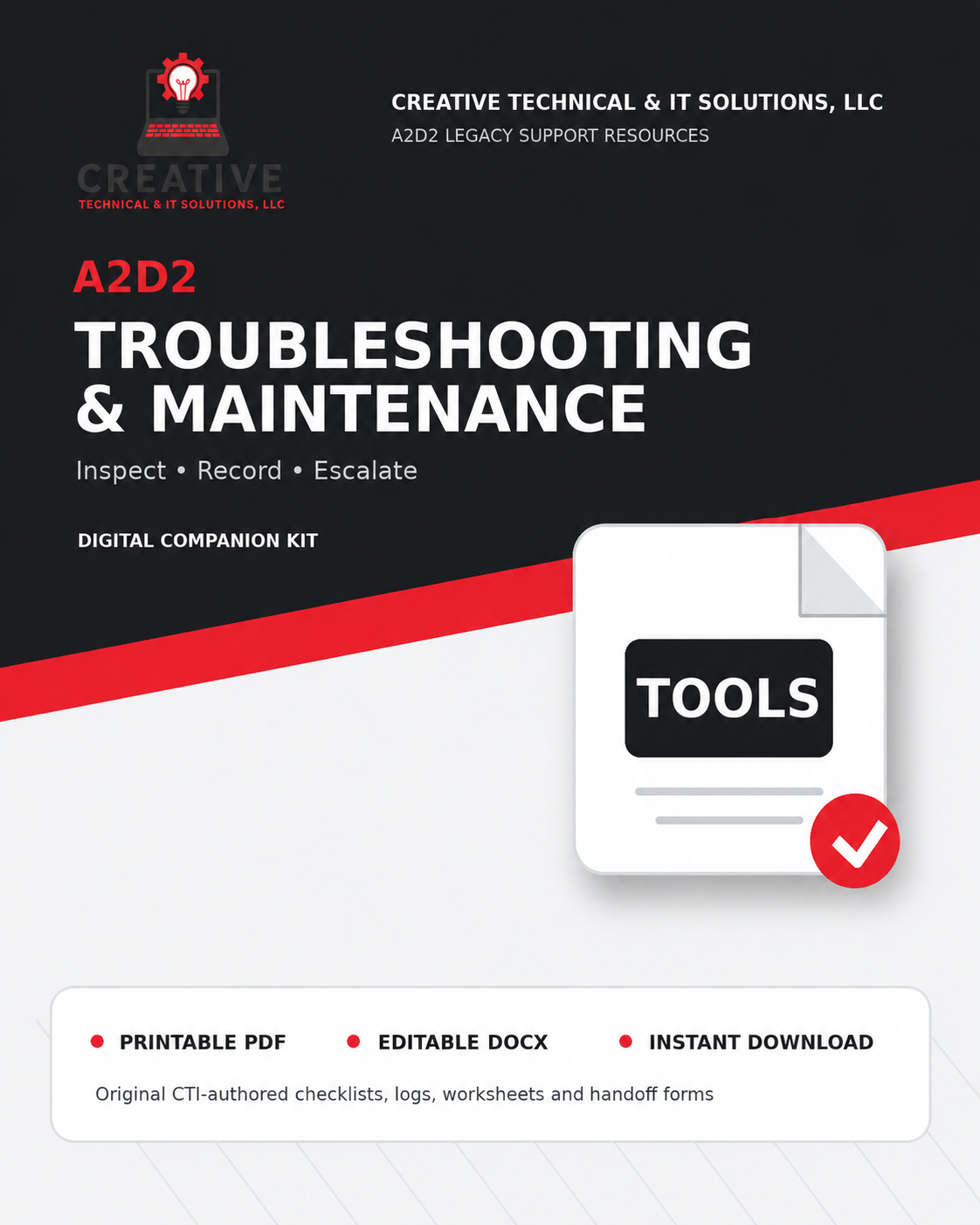 A2D2 Troubleshooting & Maintenance Kit