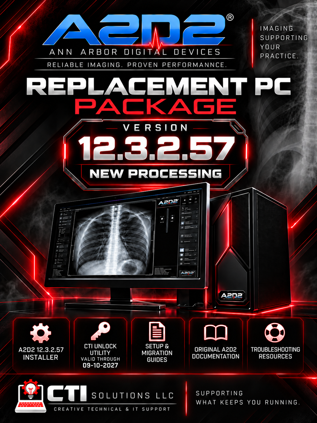 A2D2 Replacement PC Package — Version 12.3.2.57 (New Processing)