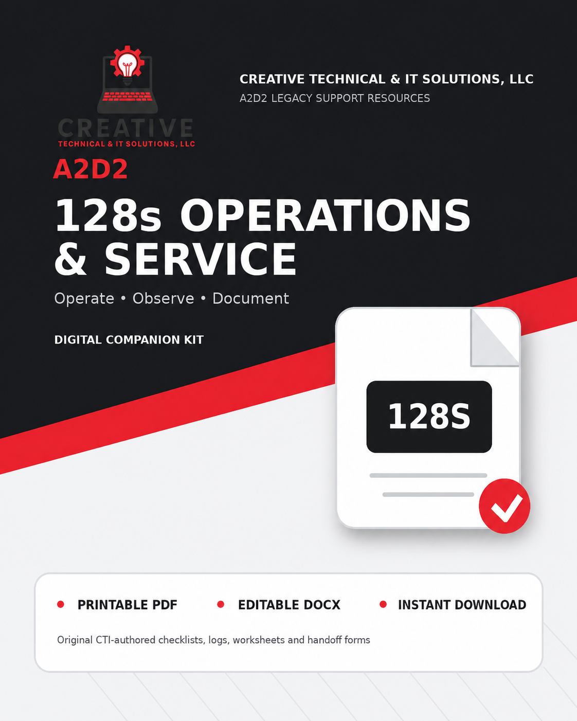 A2D2 128s Operations & Service Kit