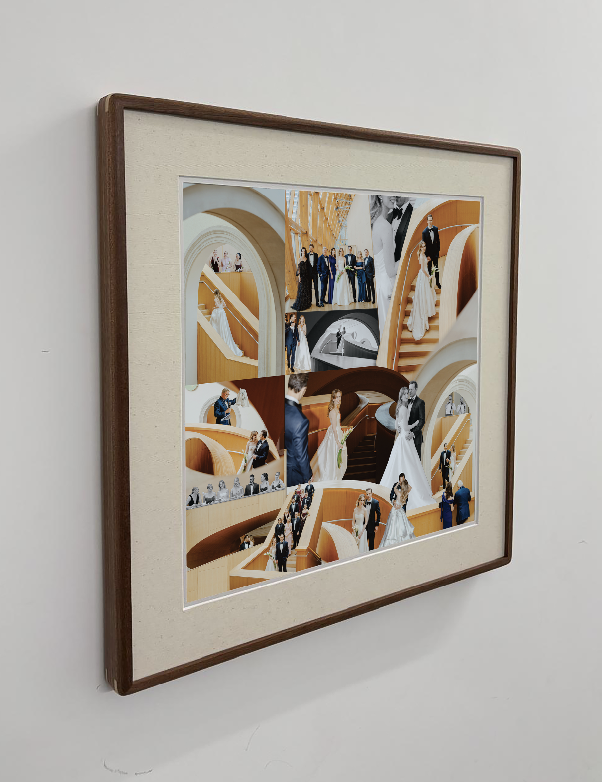 CURVED WOOD FRAME