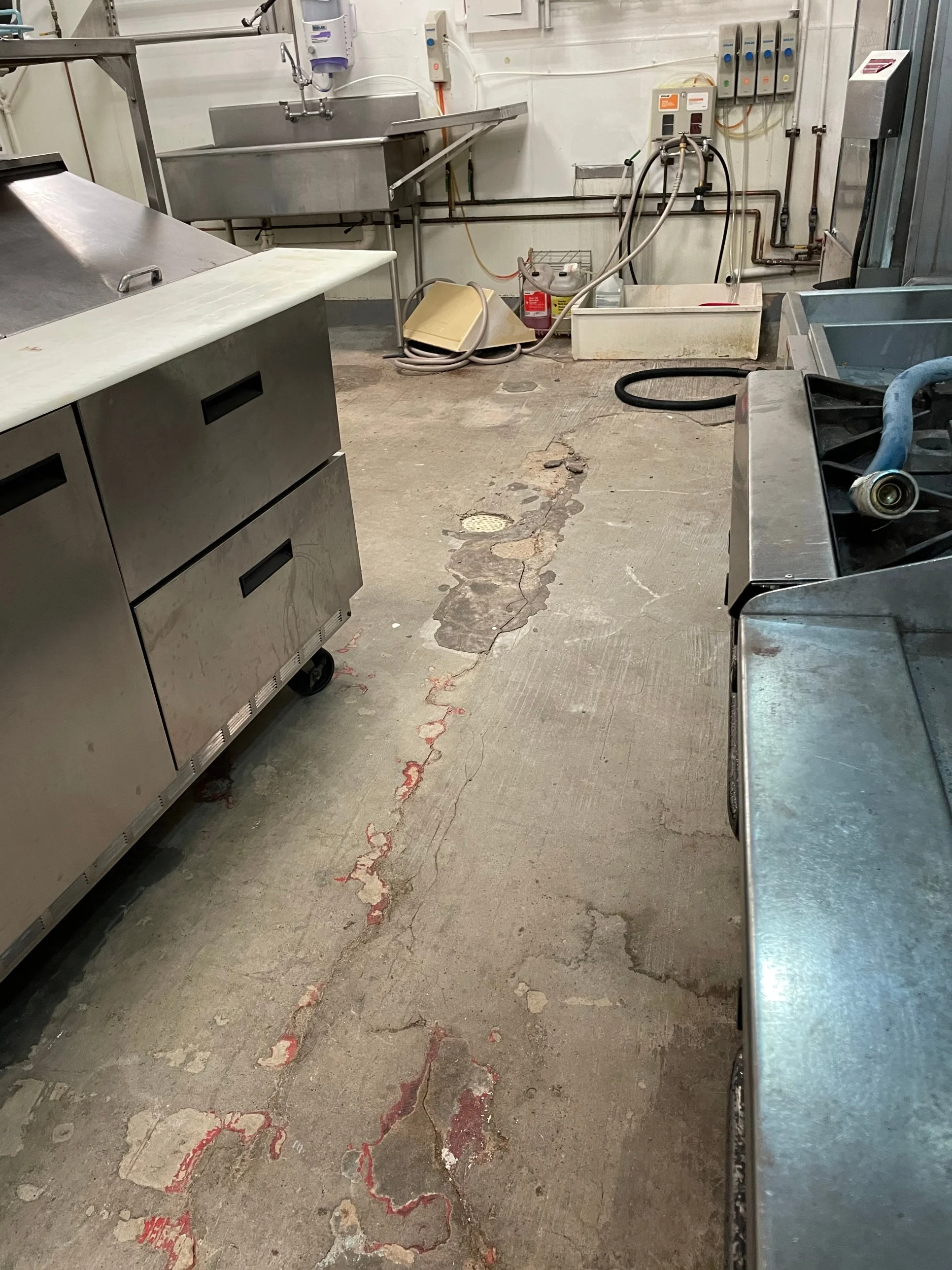 Commercial kitchen, before