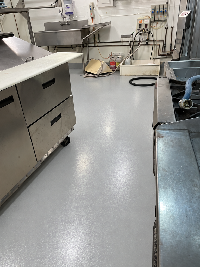Commercial kitchen, after
