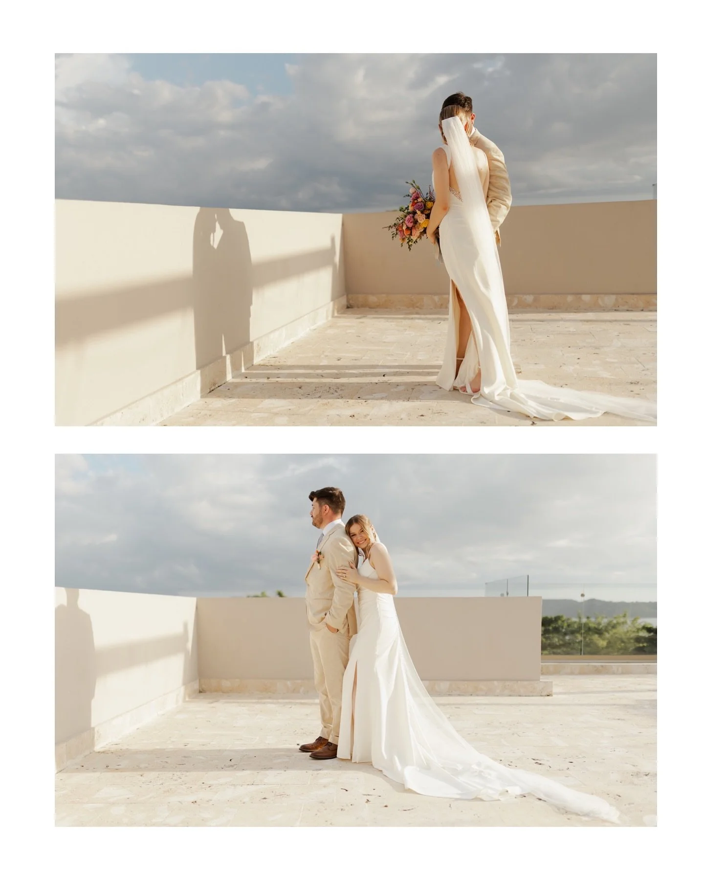 Sarah &amp; Cade || unos novios que no dejaban de sonre&iacute;r, un arco&iacute;ris en medio de todo, una boda que iba a estar bajo un tormenta seg&uacute;n google, pero en Costa Rica nunca sabemos realmente como va a estar el clima. Gracias por inc