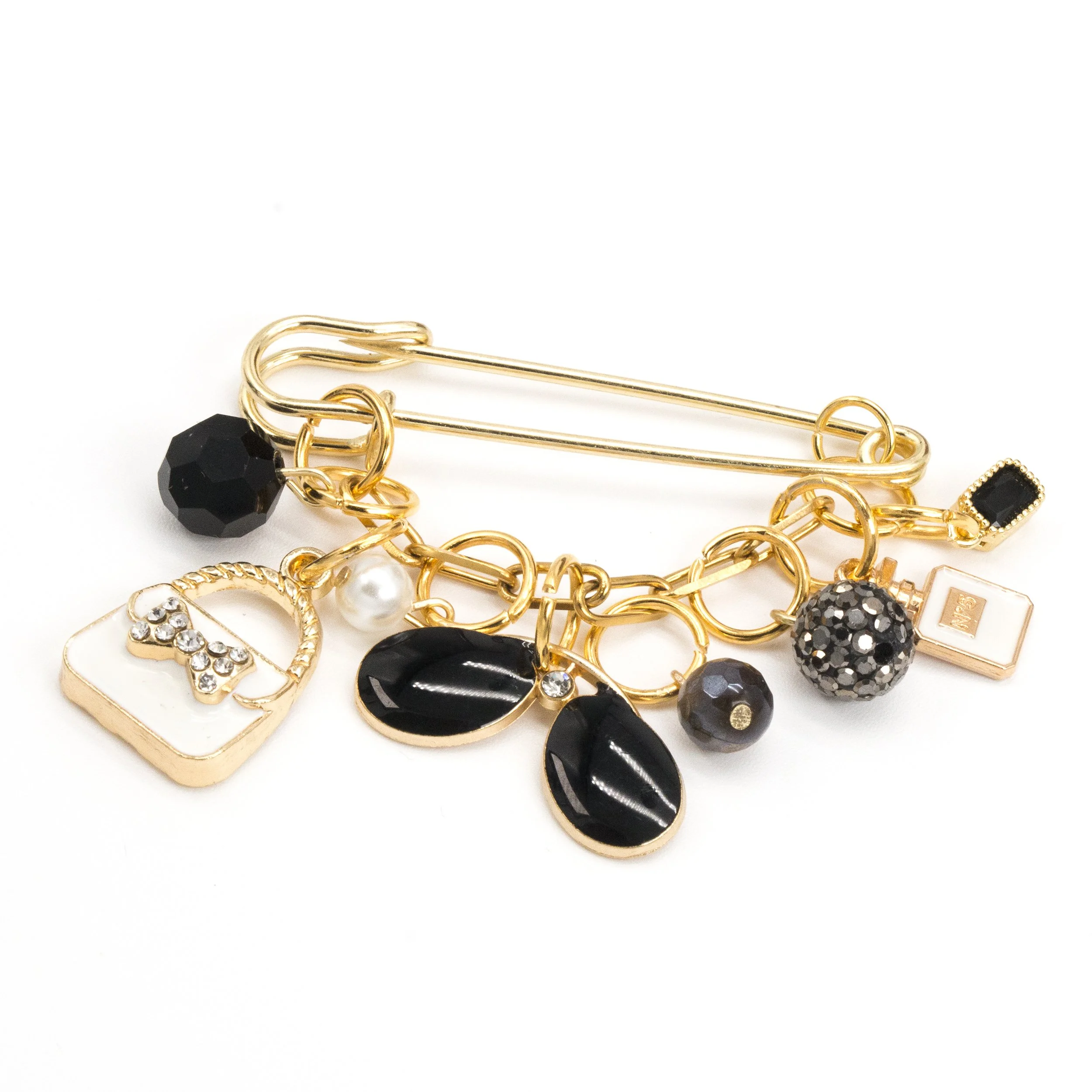 "The Sophisticated Shopper" Safety Pin