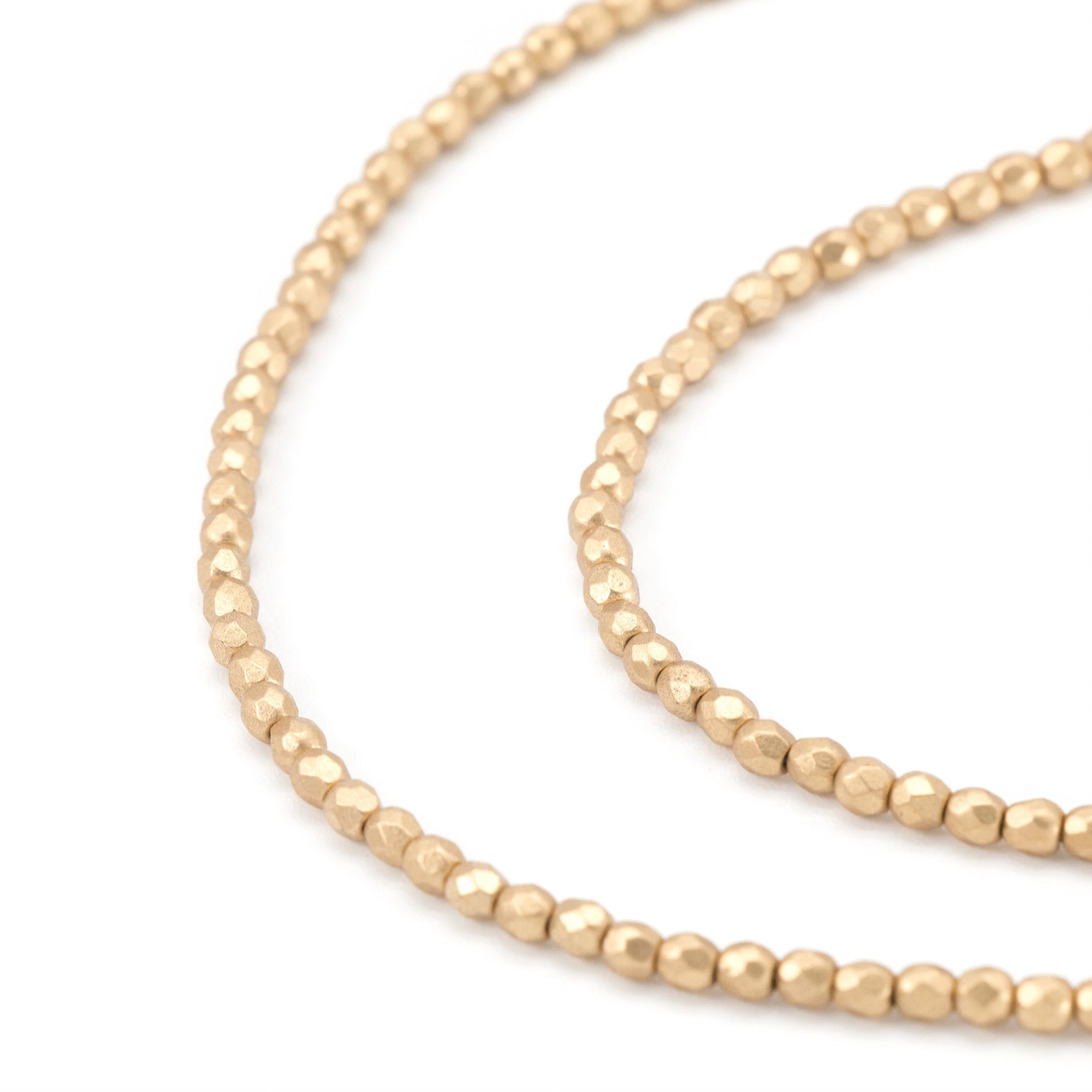 Pale Gold Crystal Hat Band Layer