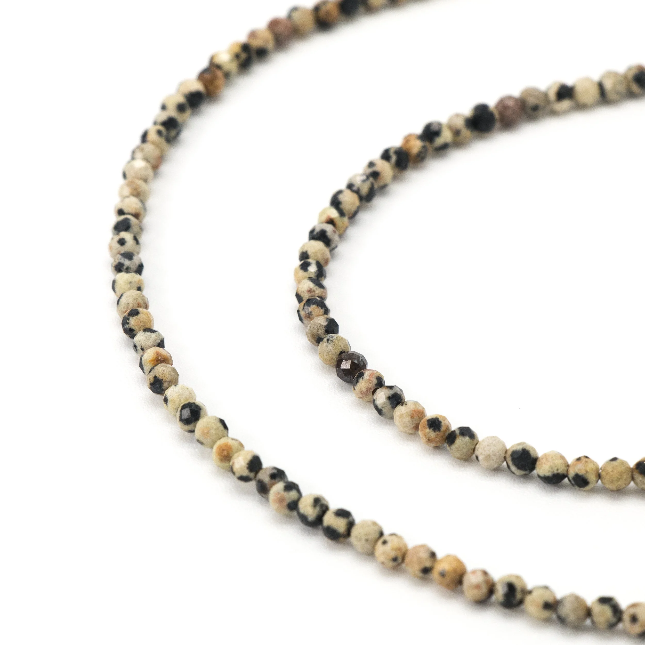 Dalmatian Jasper Hat Band Layer