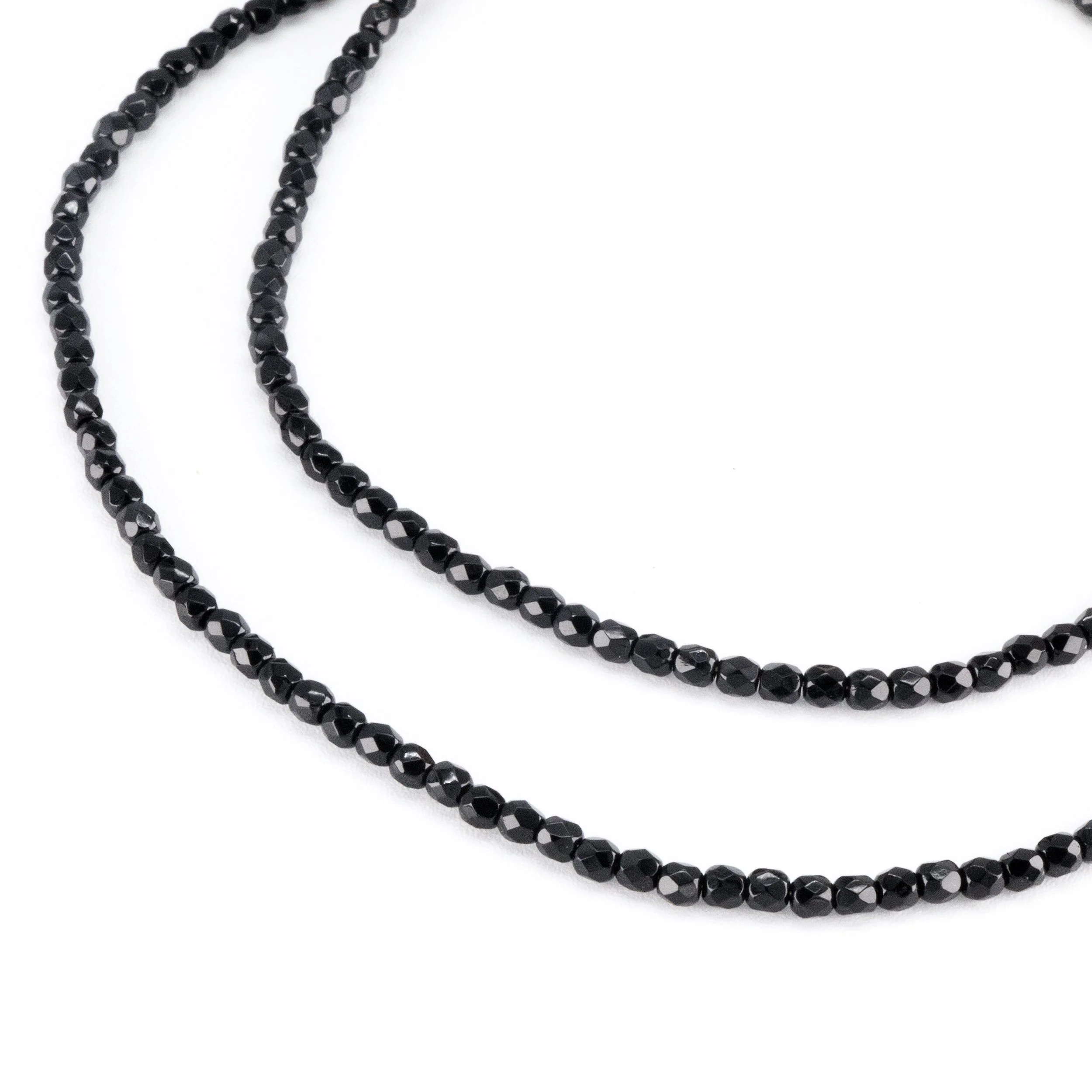 Jet Black Crystal Hat Band Layer