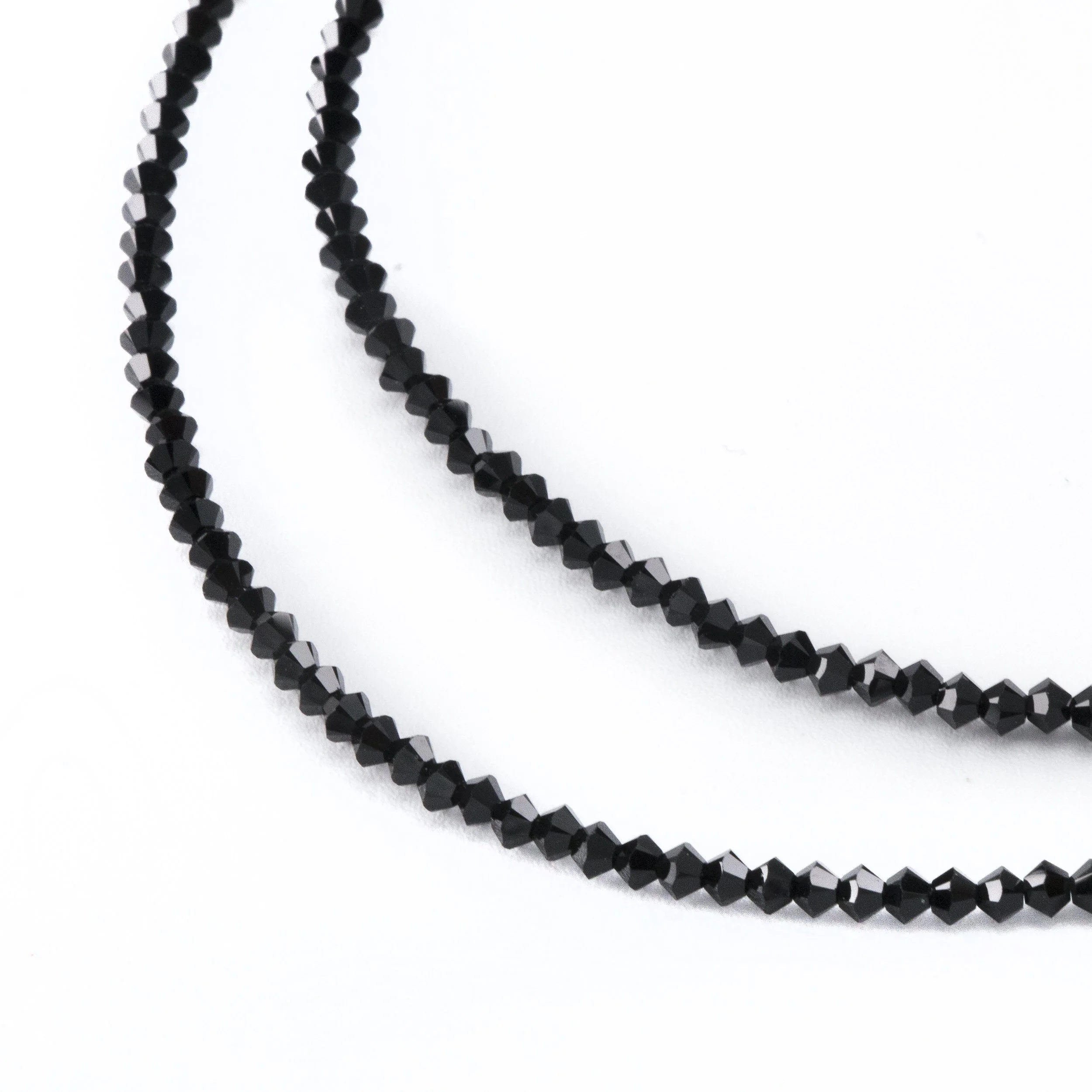 Swarovski Jet Black Crystal Hat Band Layer