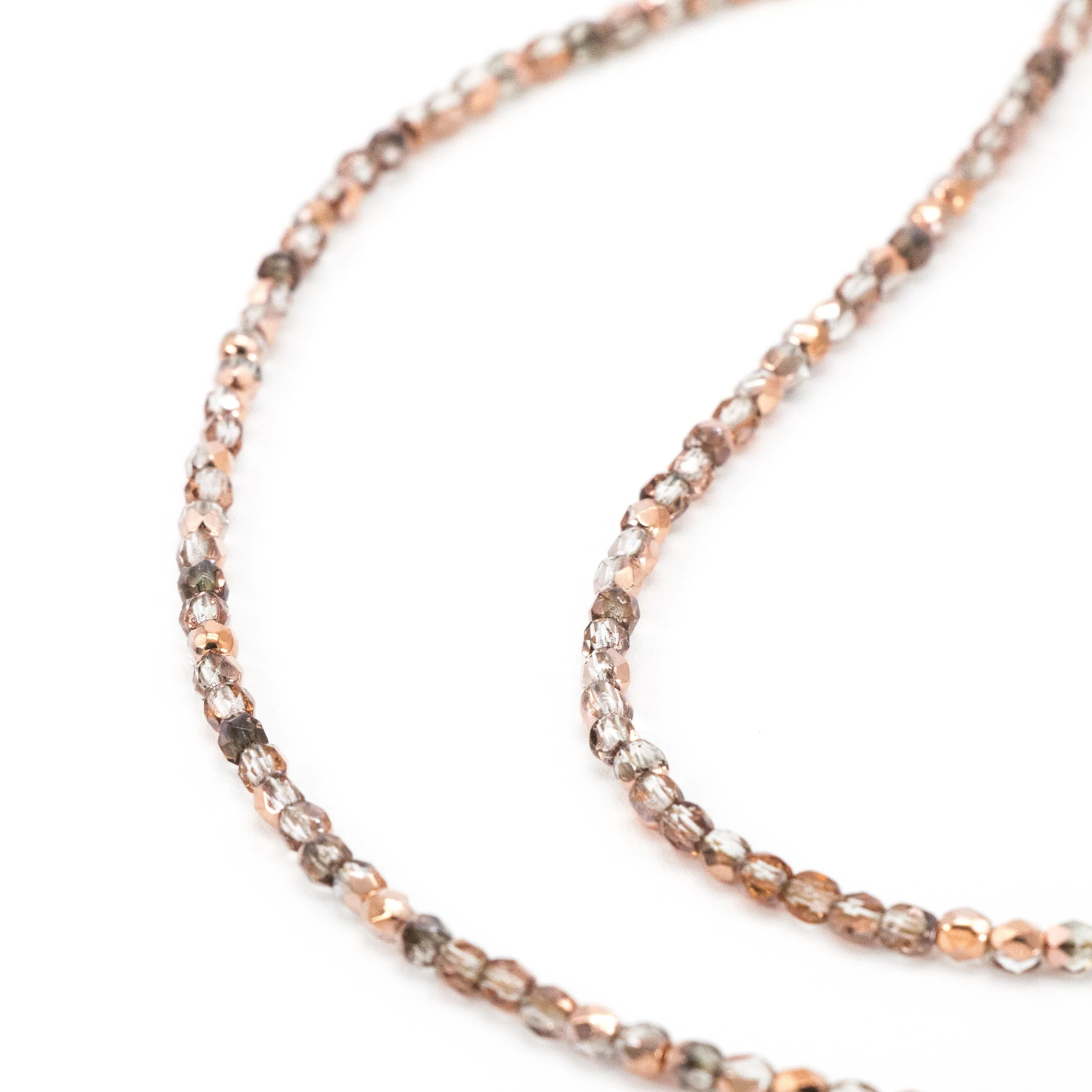 Copper Hues Crystal Hat Band Layer