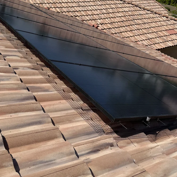 A close look at fitted solar mesh
