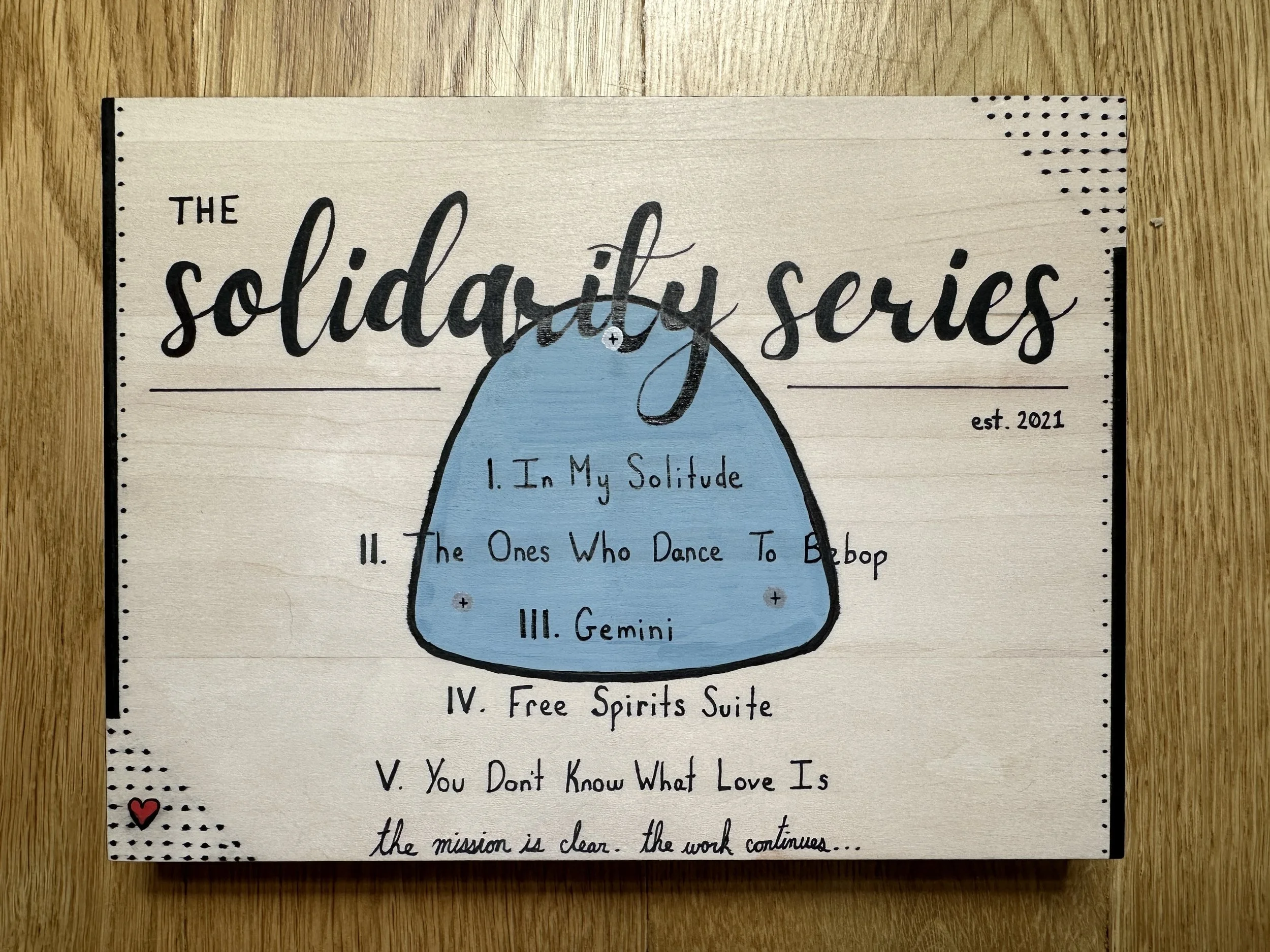 "The Solidarity Series" for Christina Carminucci
5 x 7
2024