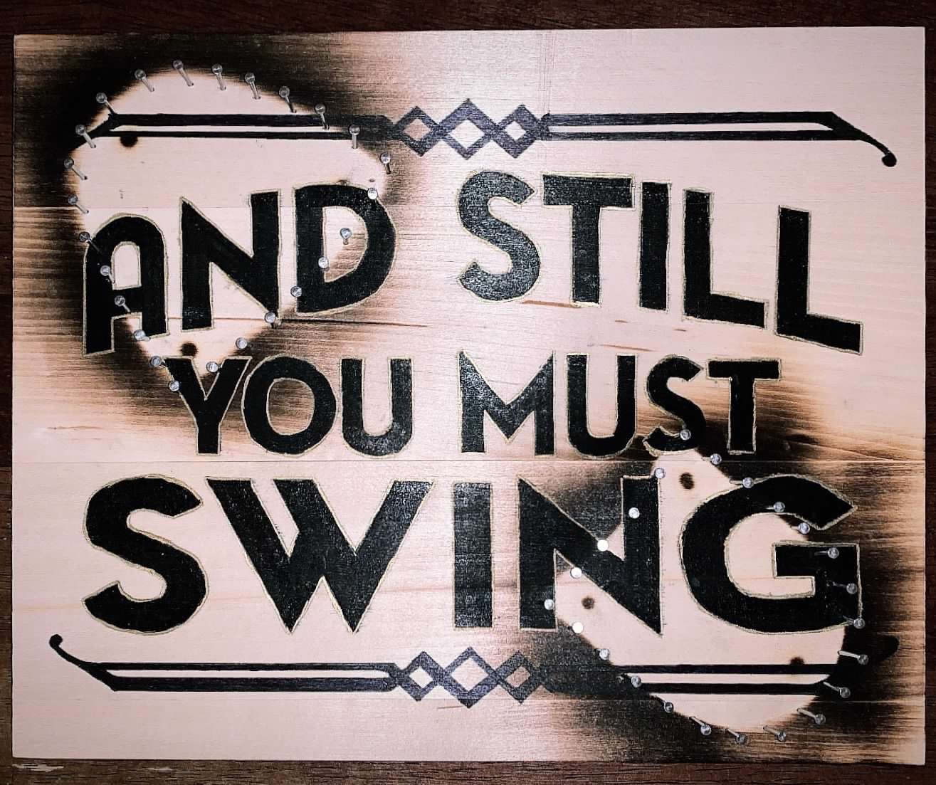 "And Still You Must Swing" for Dormeshia
8 x 10
2020