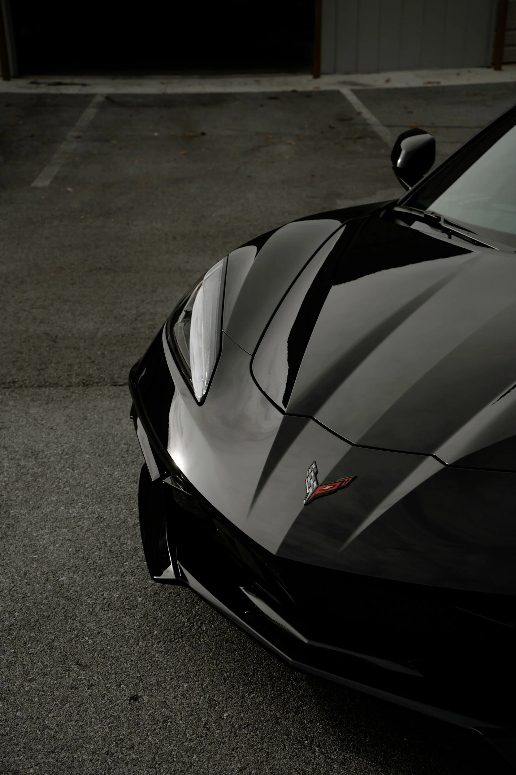 Black_Chevrolet_Corvette_Interior_Detail_Meridian_Idaho