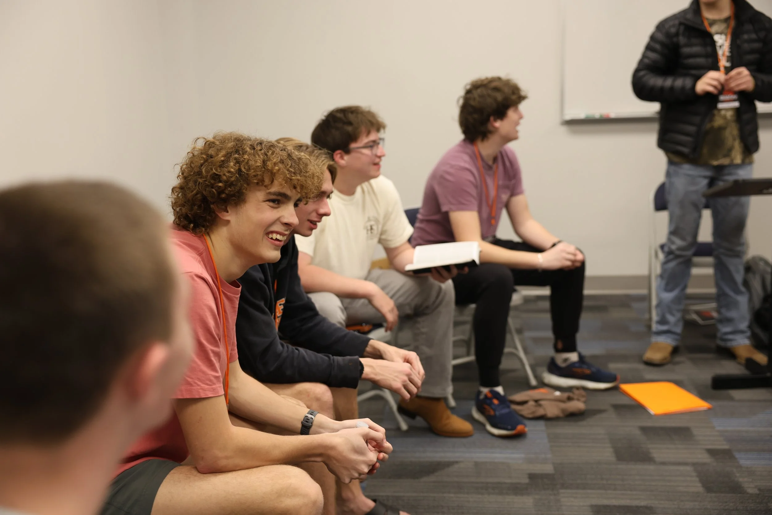 Students having fun while growing spiritually.