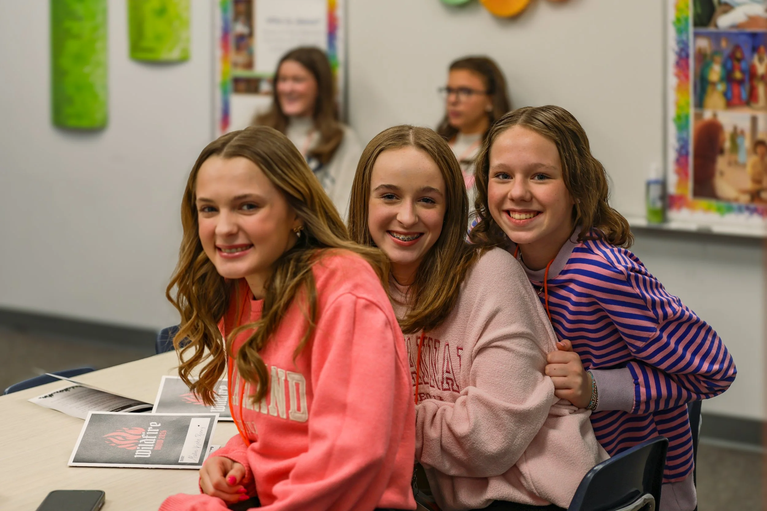 Girls experiencing genuine community.