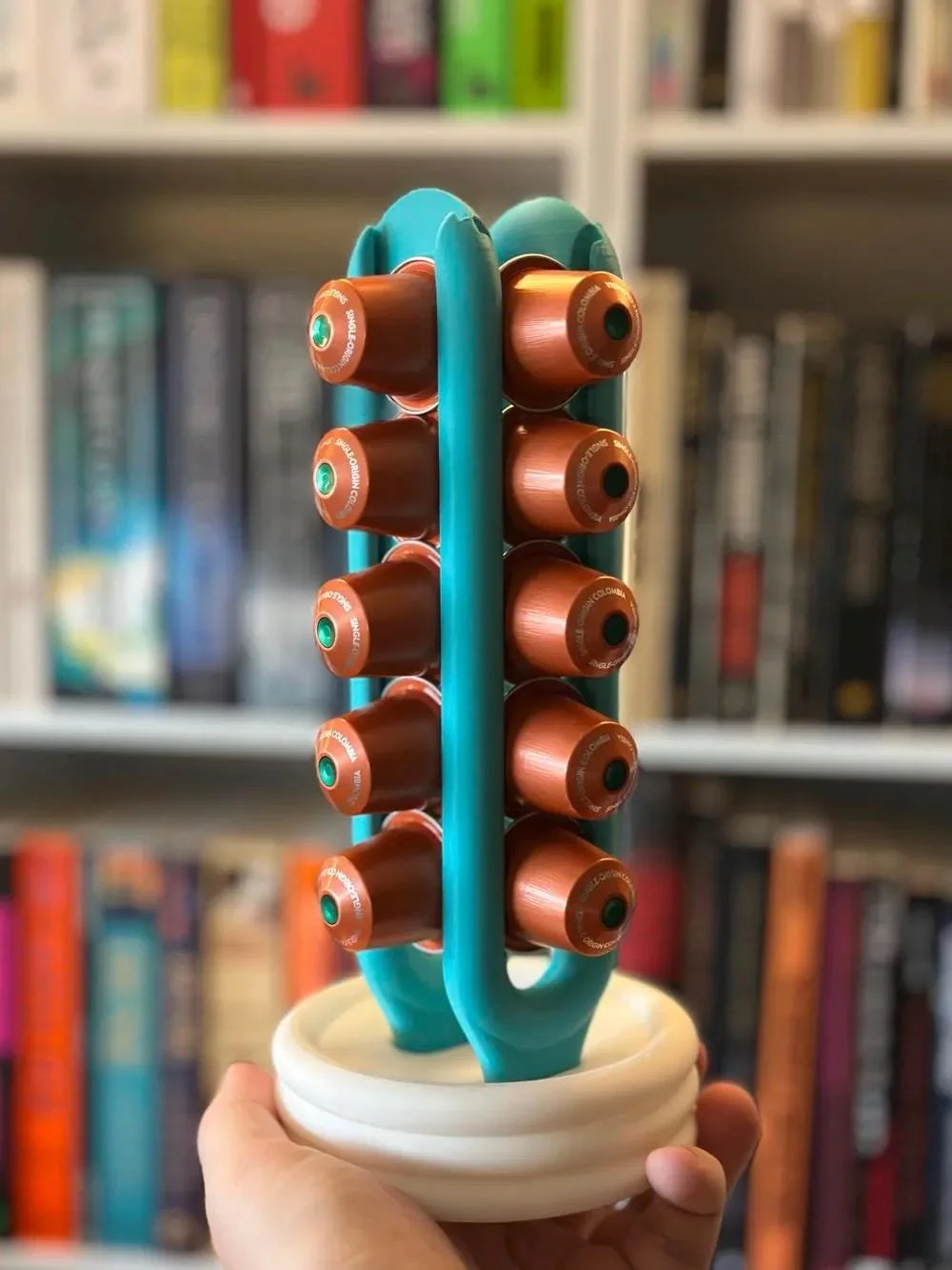 Coffee Pod Holder | Modern Coffee Capsule Organizer | 3D Printed Countertop Storage | Minimal Kitchen Decor