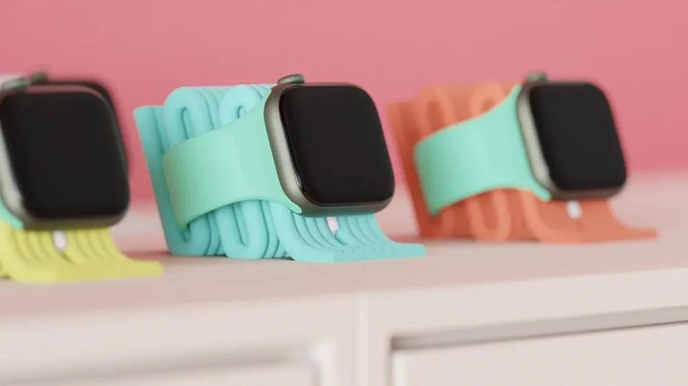 Apple Watch Magnetic Charging Stand (Official Apple Watch Charger Only) | 3D Printed Watch Dock | Desk Nightstand Holder