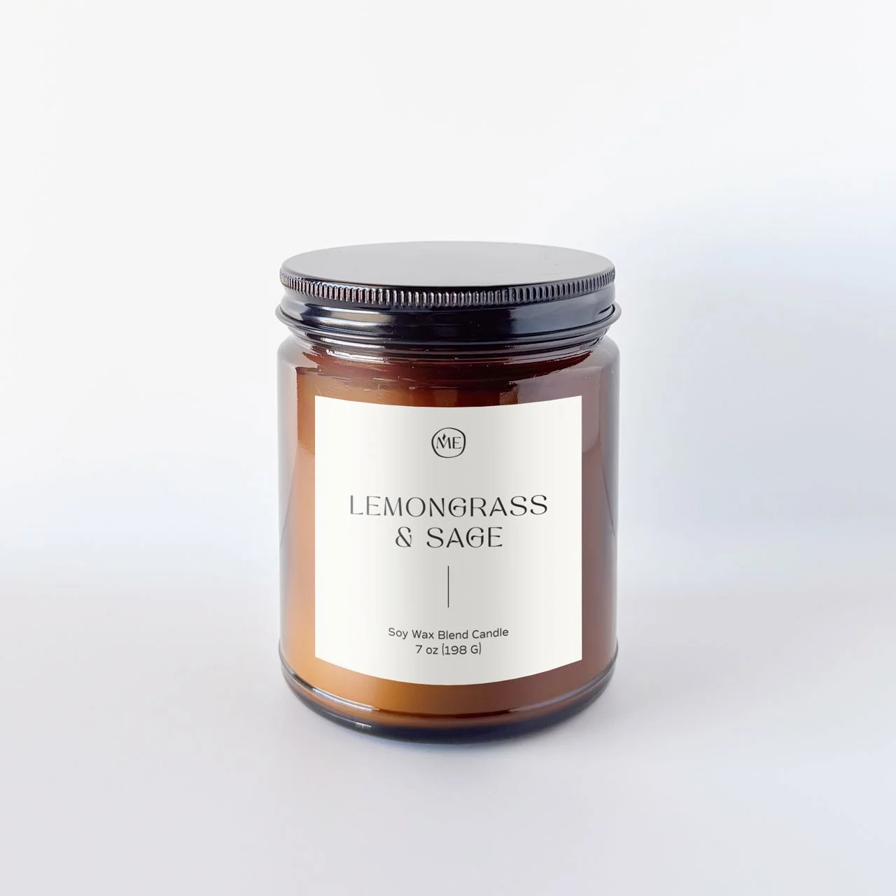 Lemongrass & Sage Minimalist Candle