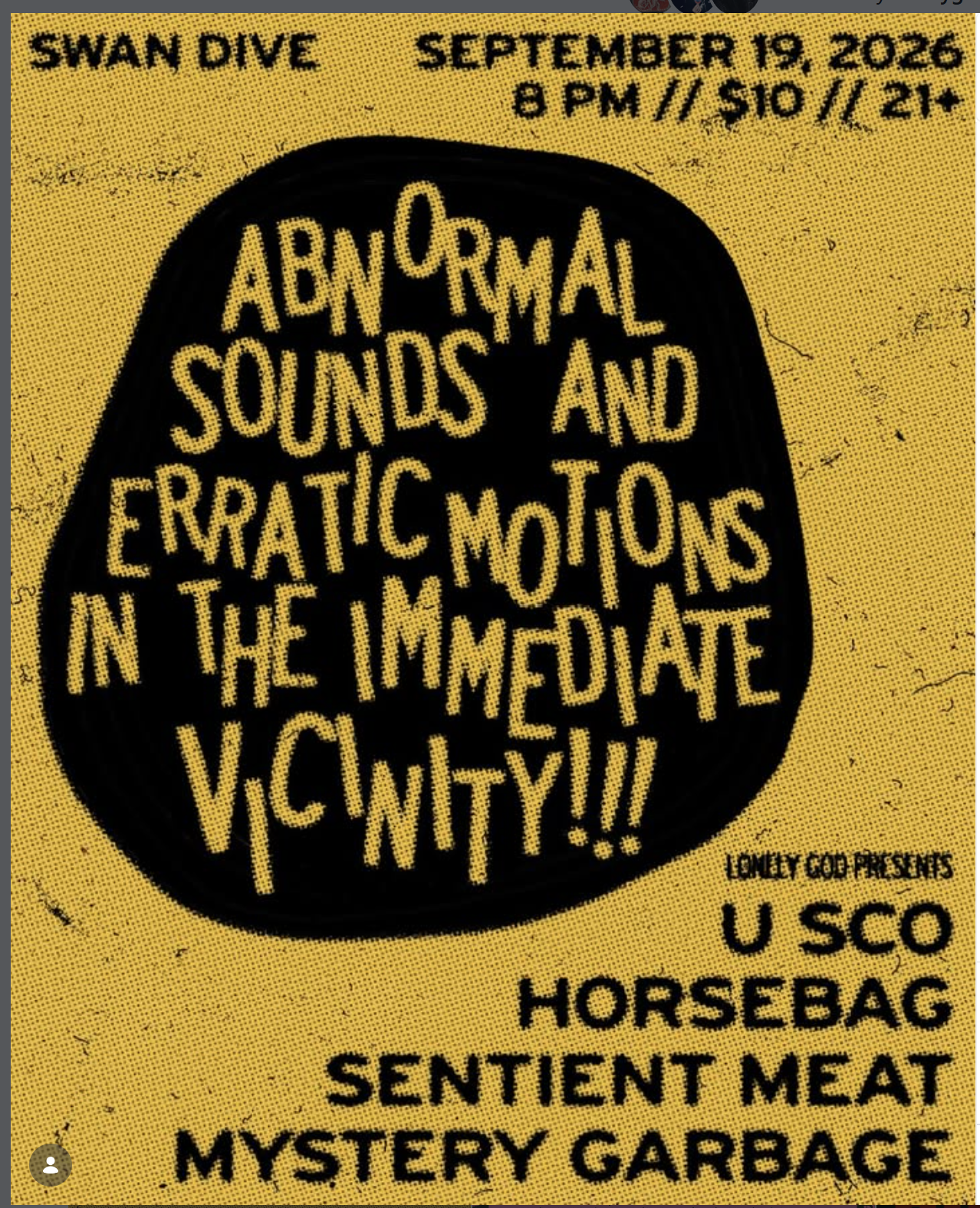 U SCO + HORSEBAG + SENTIENT MEAT + MYSTERY GARBAGE