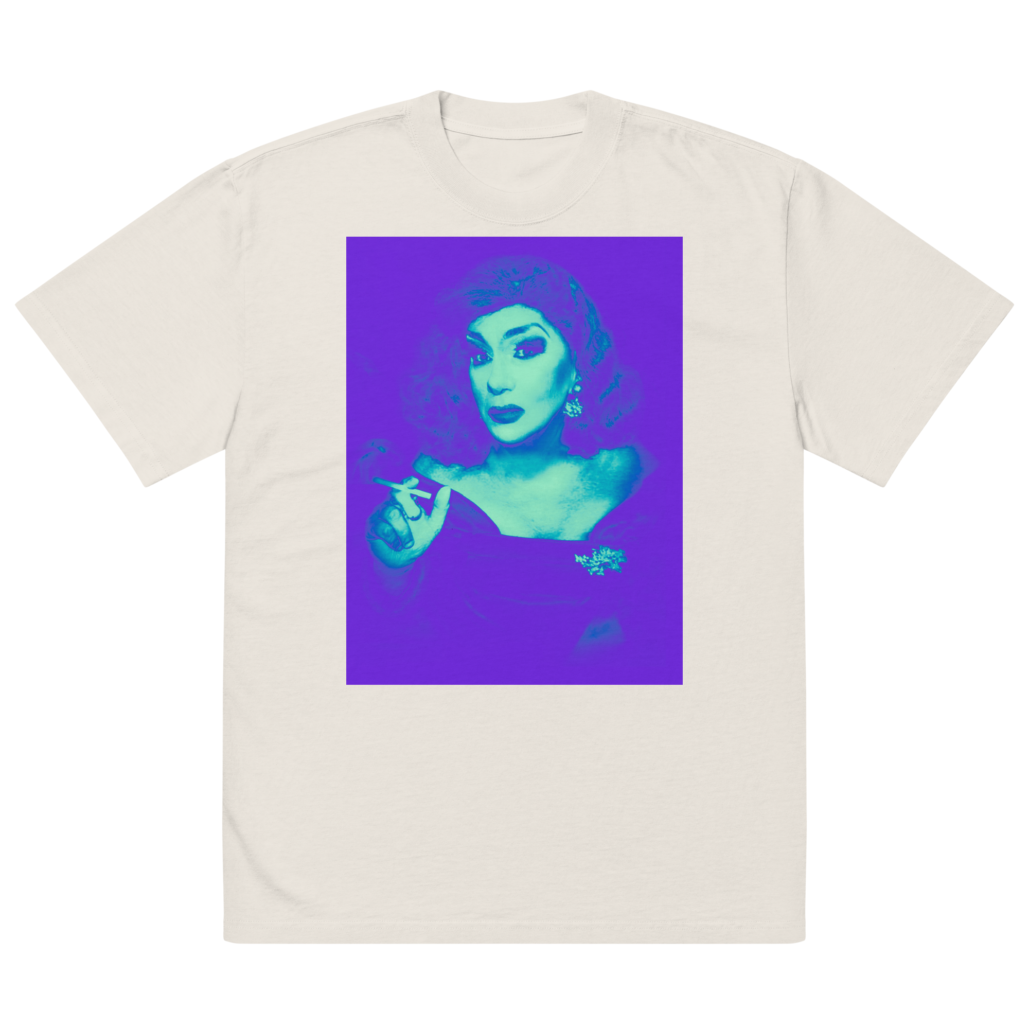 Duotone Matthew Martin Margo Channing - Oversized faded t-shirt