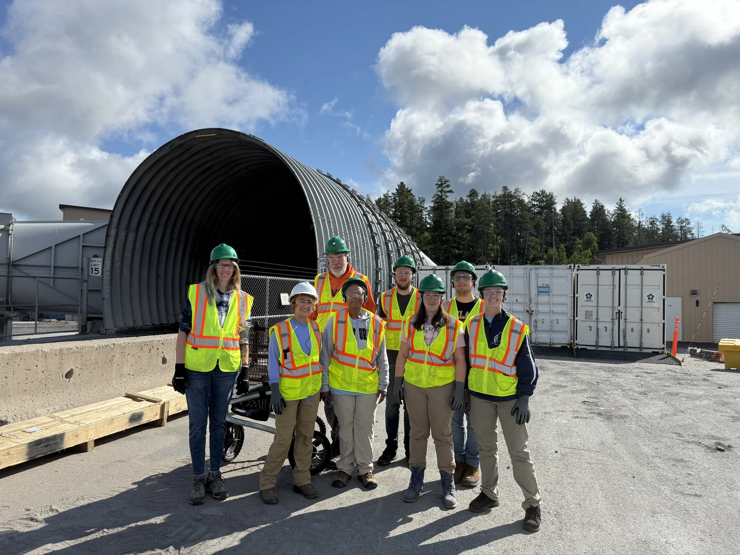 Students at Portal to Eagle Mine.jpeg