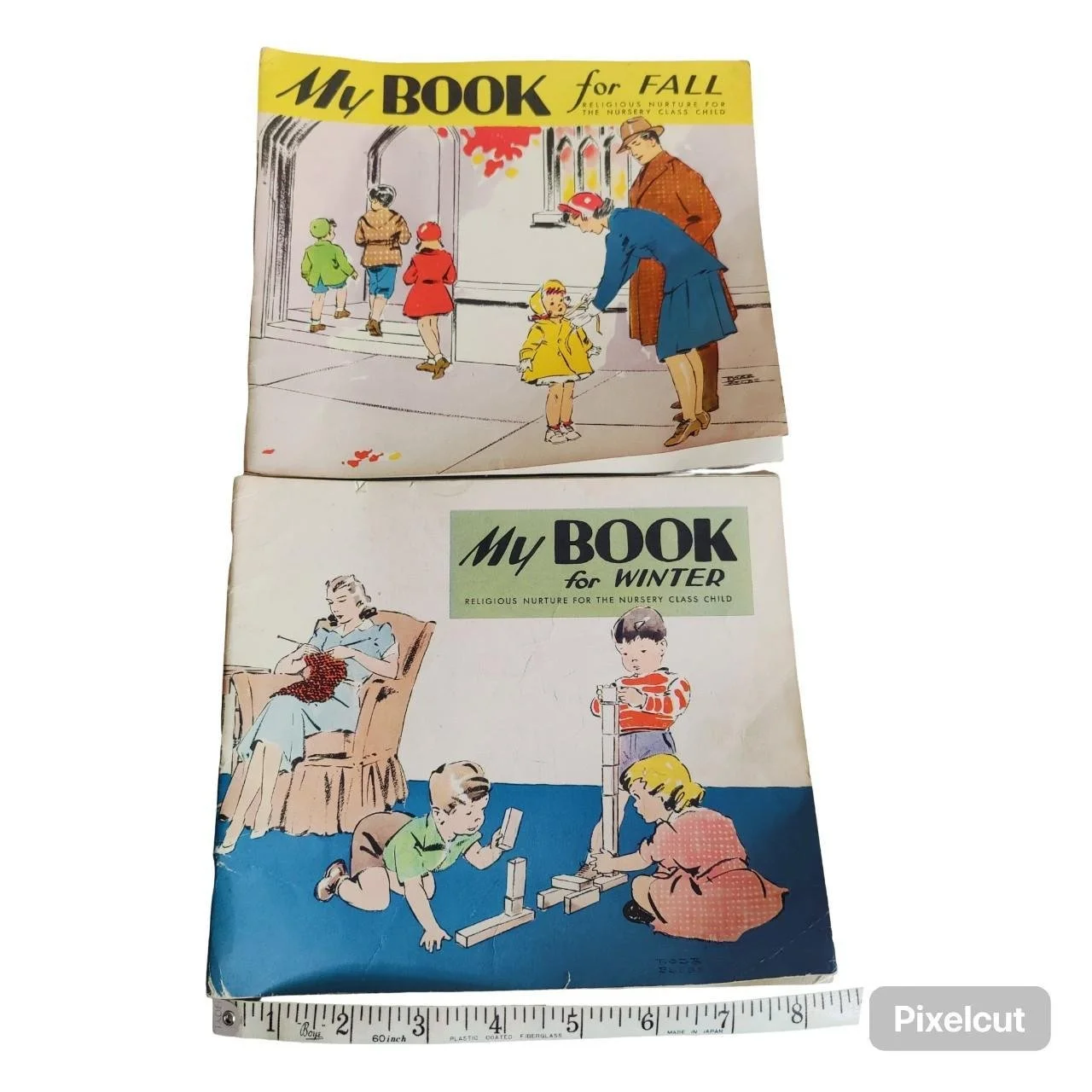 VTG My Book For Fall & Winter Nursery Class Child 1943 RARE