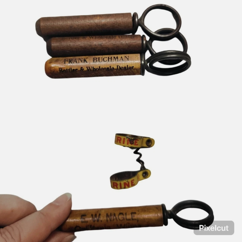 Antique Corkscrew Lot Early 1900s Advertising PA History