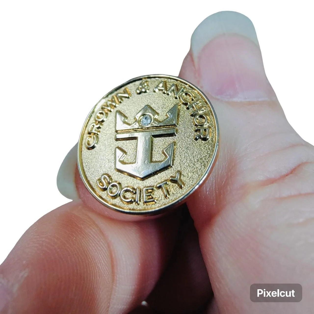 Crown & Anchor Society Royal Caribbean Cruises Retro Logo Ring