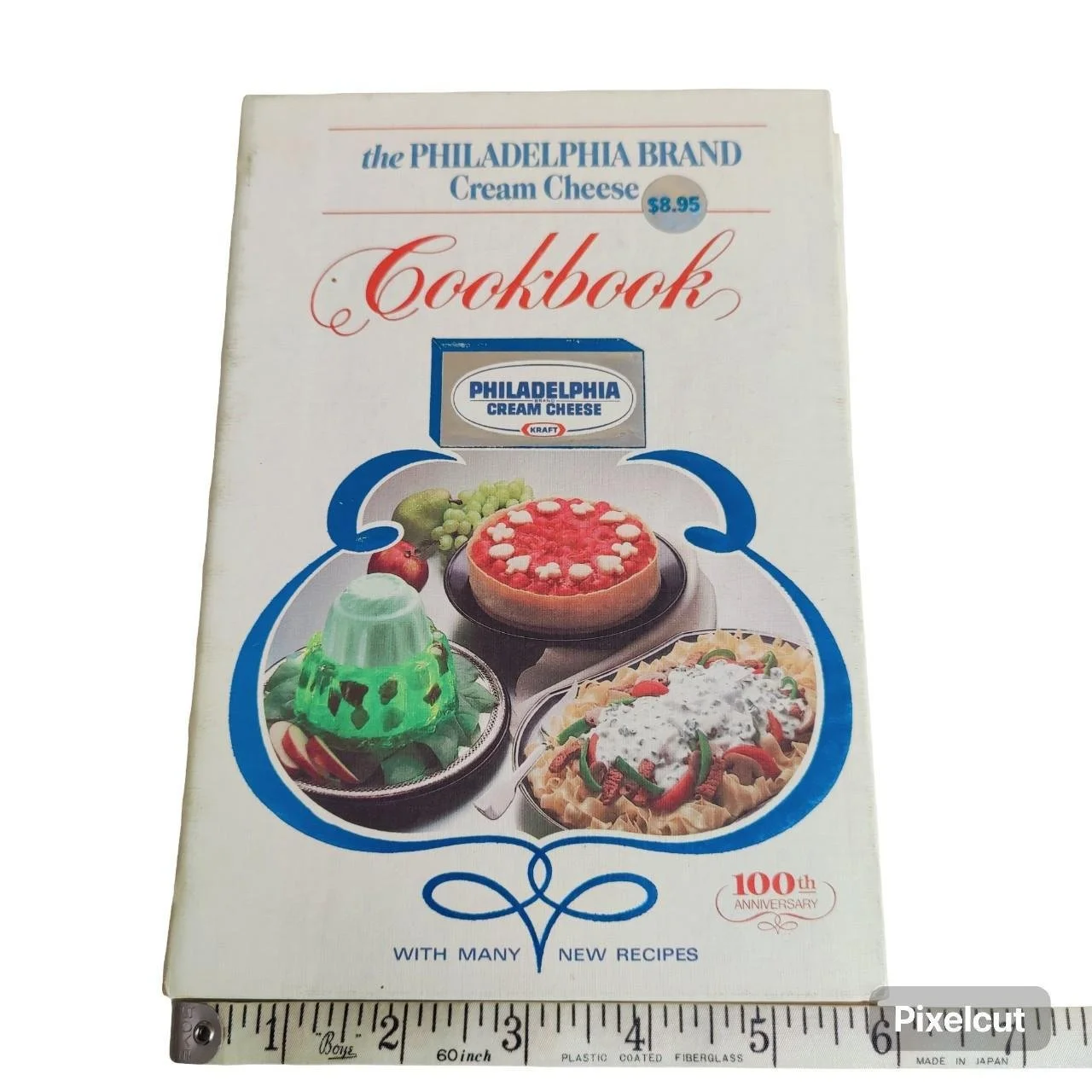VTG Philadelphia Brand Cream Cheese Spiral Cookbook 100th Anniversary 1981