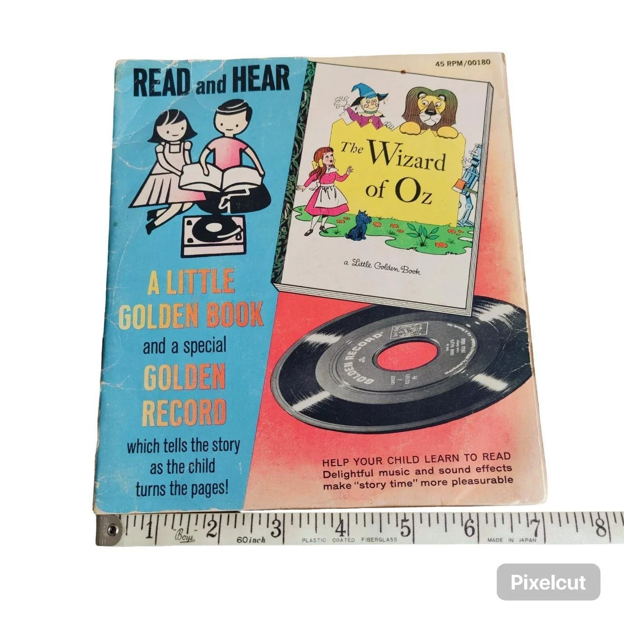 VTG The Wizard of Oz Read & Hear Wonderlands Records 1965 RARE