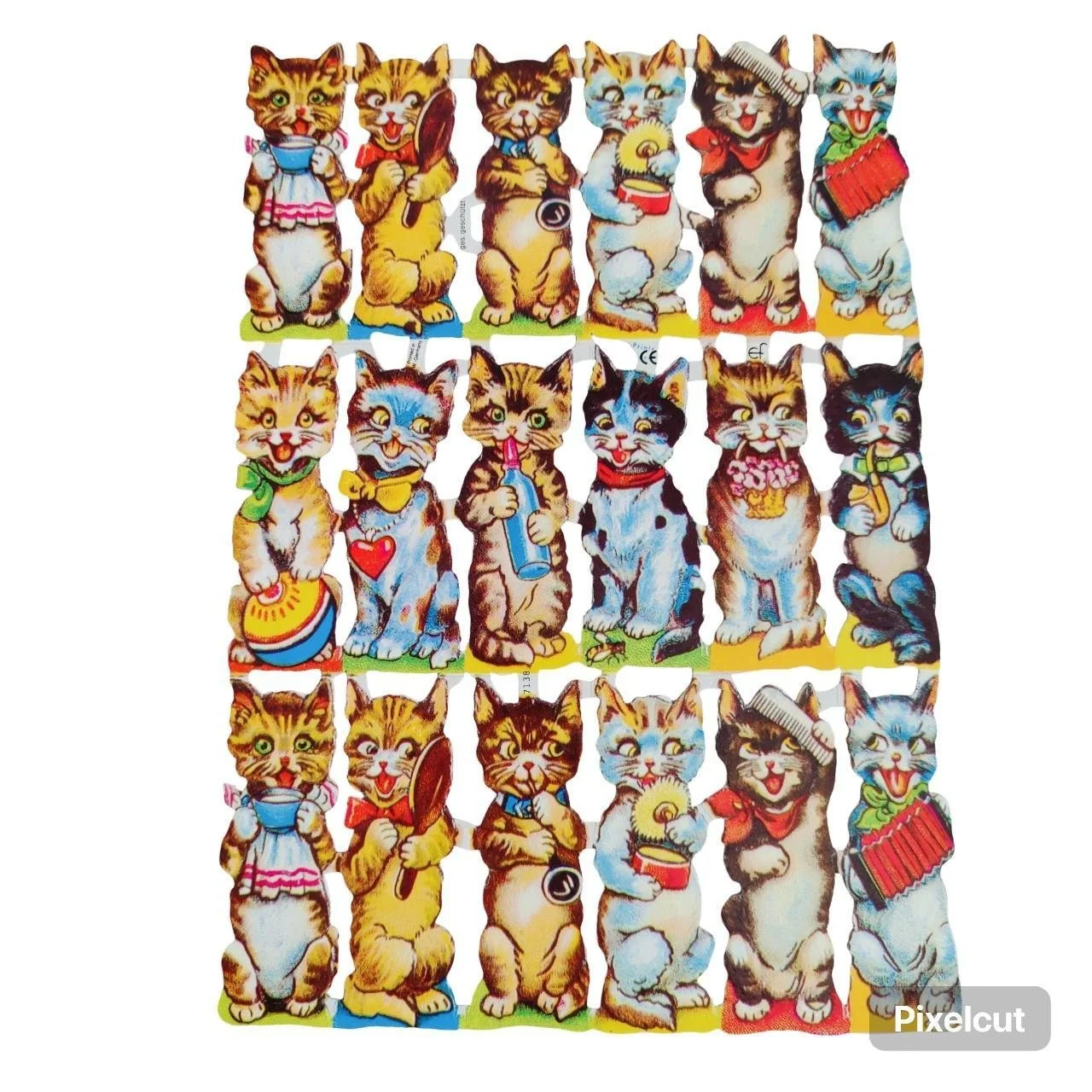 NEW VTG Inspired Ernst Freihoff Scrapbook Die Cut of Various Themes German Made