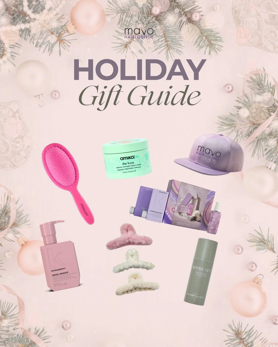 Looking for an easy, thoughtful holiday gift? 🎄🎅🏼✨
Our Holiday Gift Guide is filled with salon favorites, little luxuries, and gift cards that always feel right 🎁🤍

Retail gifts are available in salon only.
Gift cards are available online and in