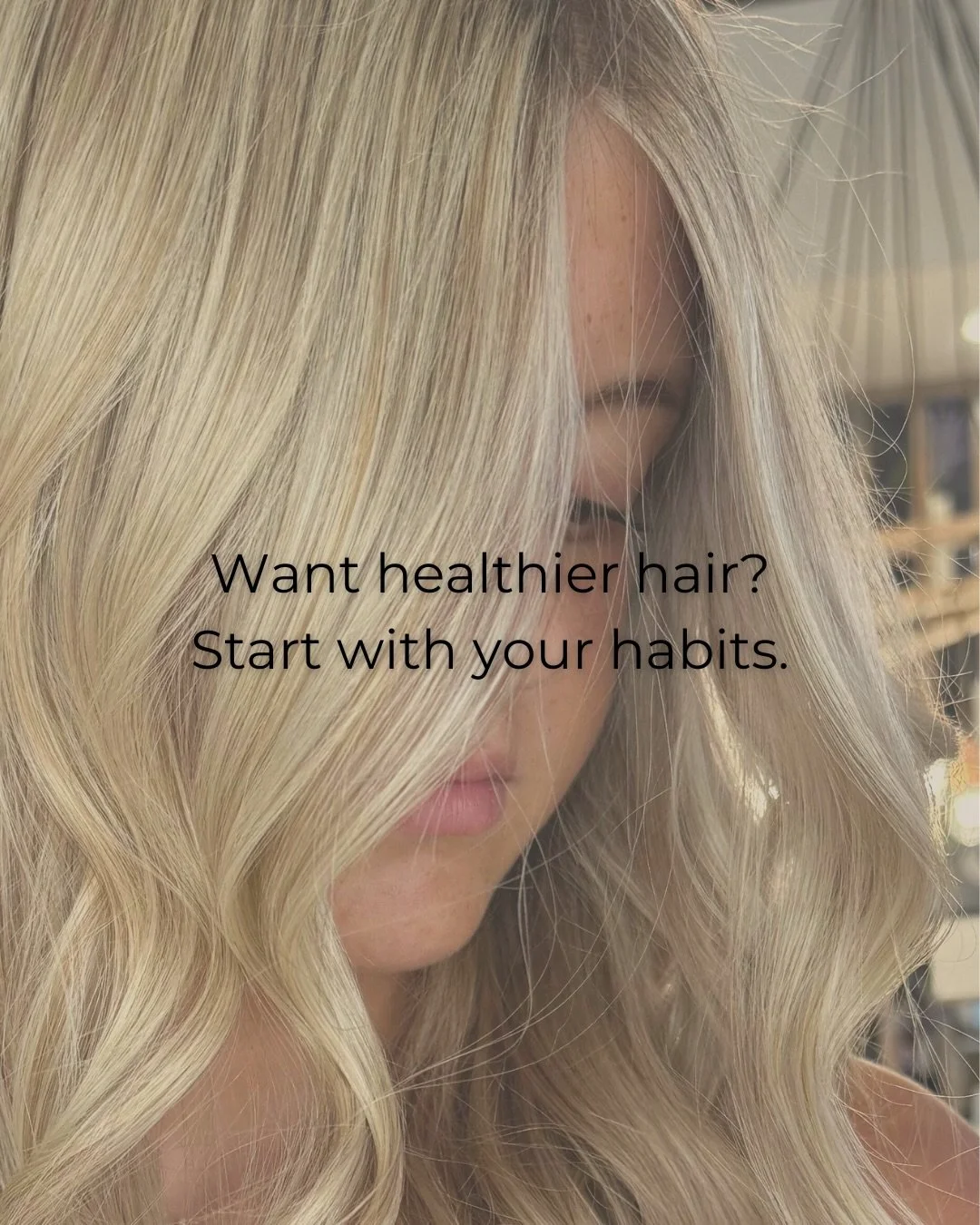 Better hair isn&rsquo;t built with more products.
It&rsquo;s built with better habits. ✨

Small changes in how you wash, dry, and care for your hair can make a bigger difference than you think.

A few things we always recommend:

✨ Deep conditioning 