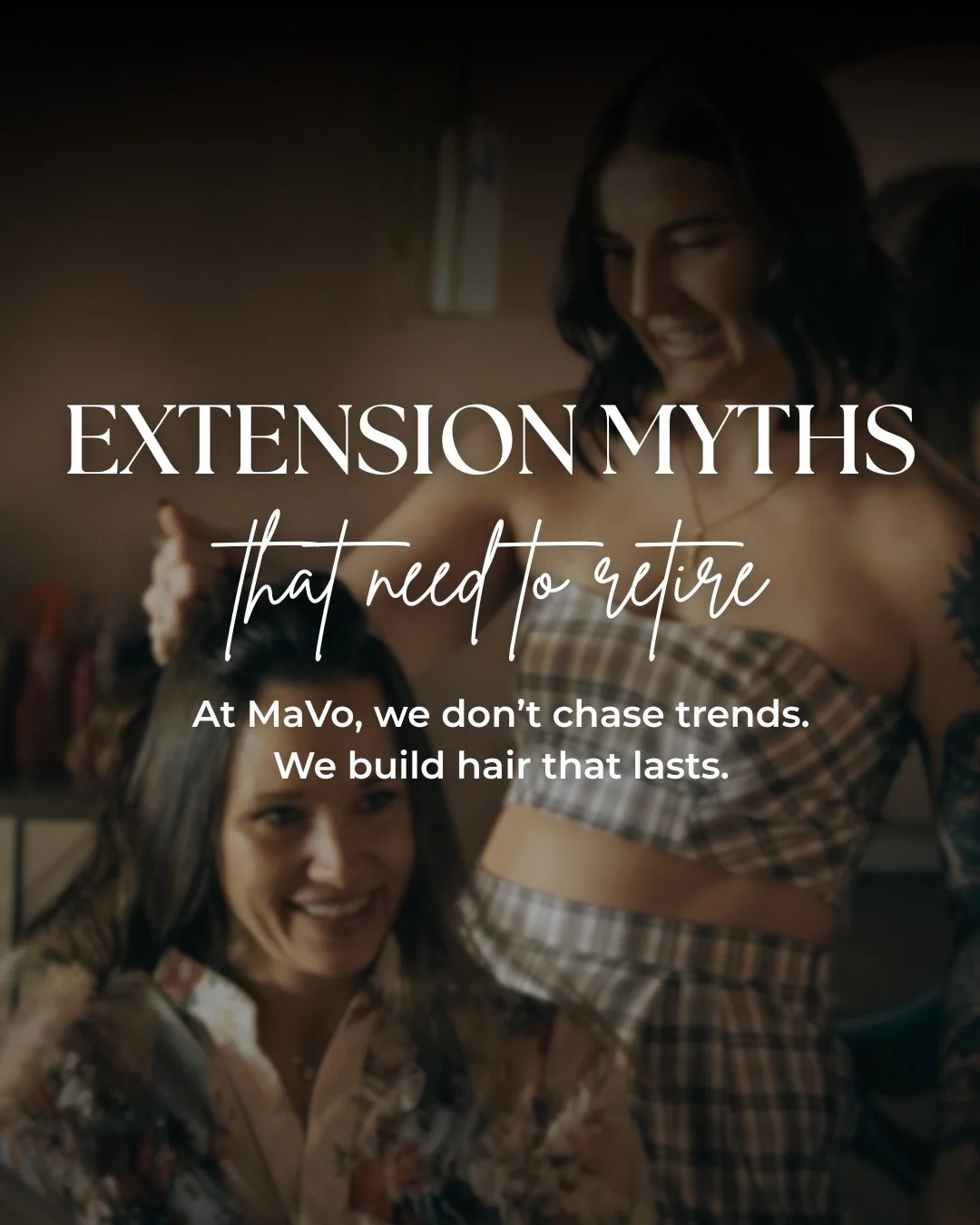 Extensions are not a trend.
They&rsquo;re a tool.

A tool to correct thin ends.
A tool to restore balance.
A tool to finally feel confident in your hair again.

The difference isn&rsquo;t the method.
It&rsquo;s the customization.

At MaVo, we design 