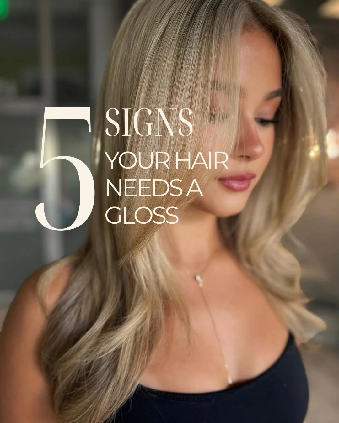 Not ready for another full highlight appointment? You might not need one yet.

A customized gloss can refresh the highlights you already have by refining unwanted warmth, bringing back shine, and making your color feel fresh again. ✨

For most highli