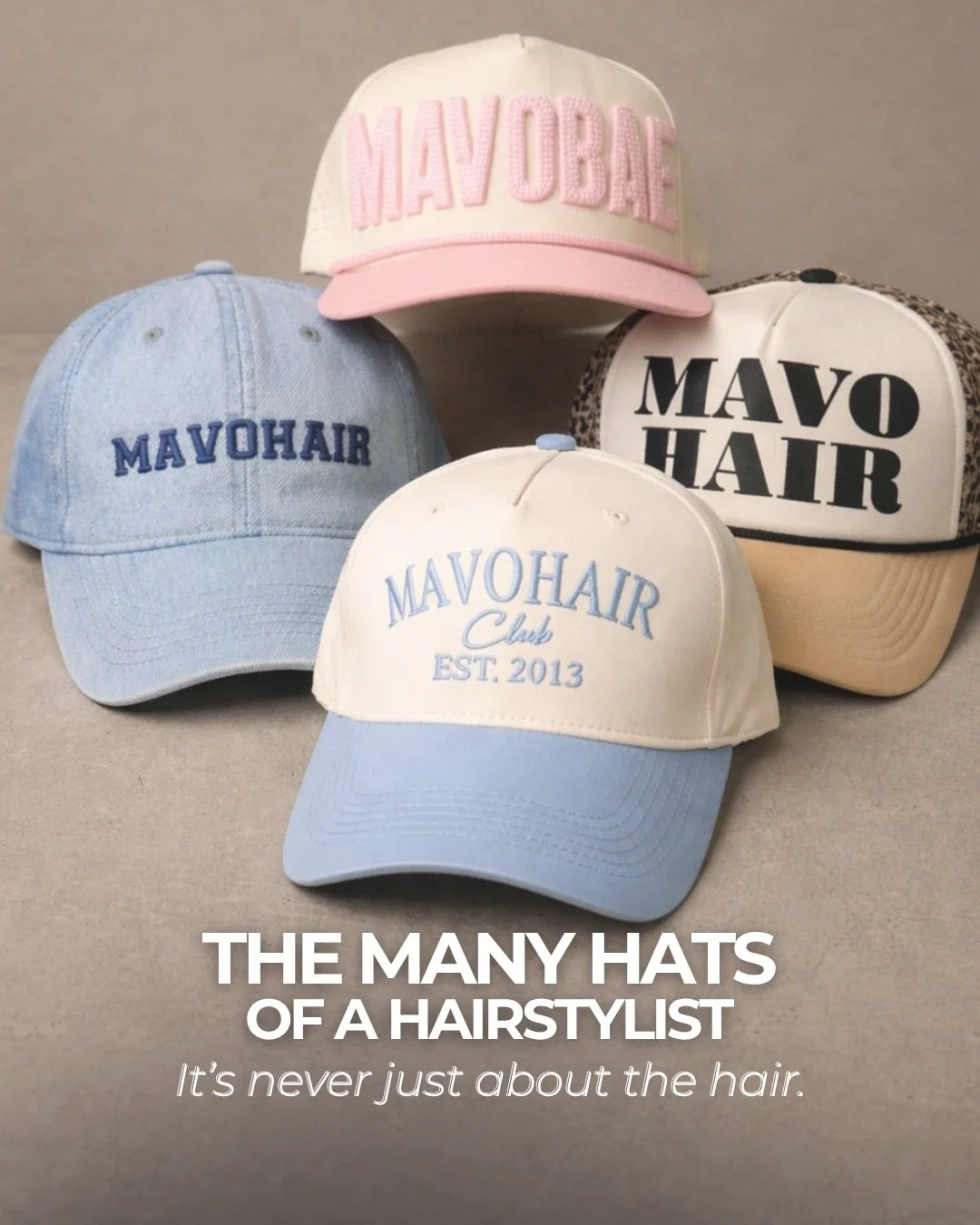 We signed up to do hair. ✂️
Somehow we also became listeners, hype girls, photographers, content creators 📸, and sometimes even friends. 🤍

And honestly? We wouldn&rsquo;t have it any other way.

The many hats of a hairstylist 🧢🧢🧢

#HairstylistL