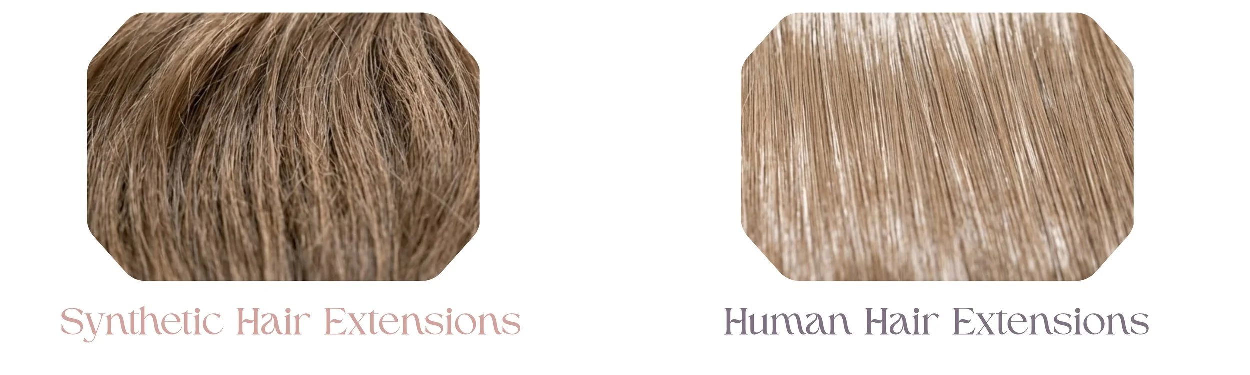 Human vs Synthetic Hair Extensions