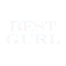 Text reading 'Best Gurl' in white font on a black background.