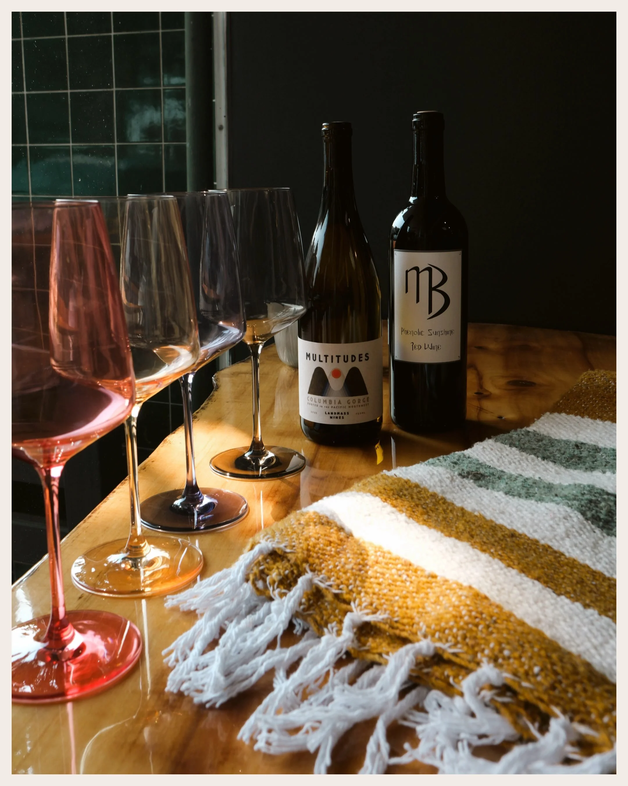One of my favorite gift ideas for someone&rsquo;s birthday, someone moving, someone getting married, someone simply to be celebrated. Happy glassware, good wine, and a blanket you can take everywhere. Happy Friday!
