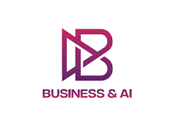 Logo with stylized letters D and B in purple, with the text 'Business & AI' underneath.