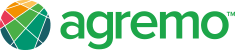 Agreimo logo in green and blue.