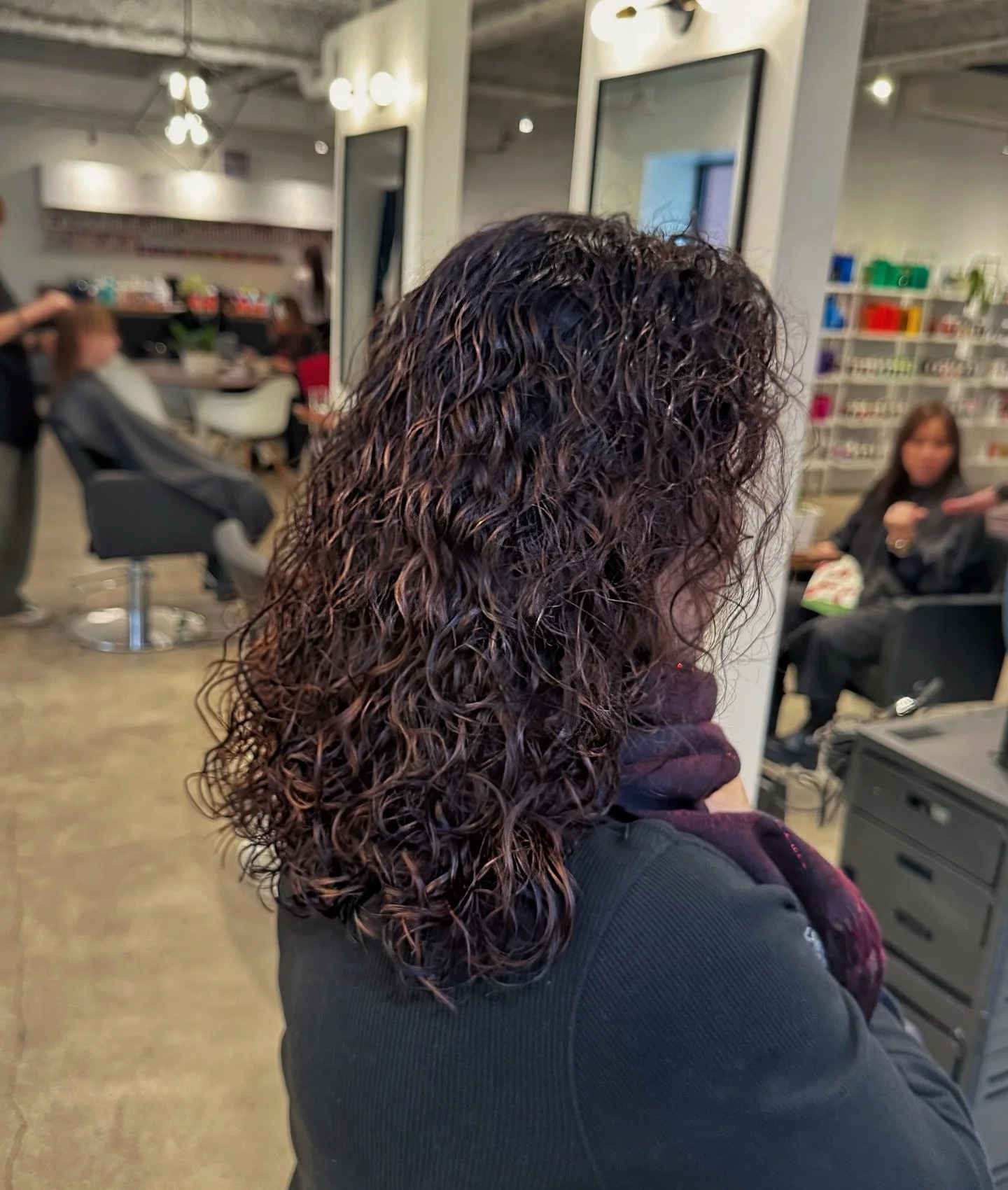 Root refresh + gloss on natural curls 🤎

 tone, depth, and shine.

EQ ST&bull;DIO | Tabloff Salon | Chicago 📍