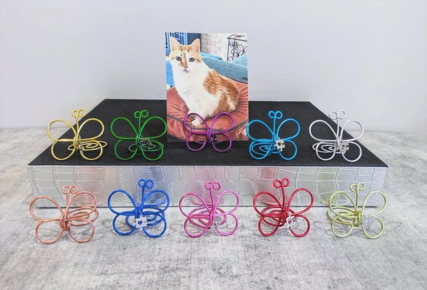 #newproductalert 
Handmade Autism Awareness Photo Holders
Display your memories with a meaningful twist using our Handmade Autism Awareness Photo Holders. Perfectly crafted to rt a cause that matters, these holders are both functional and symbolic.

