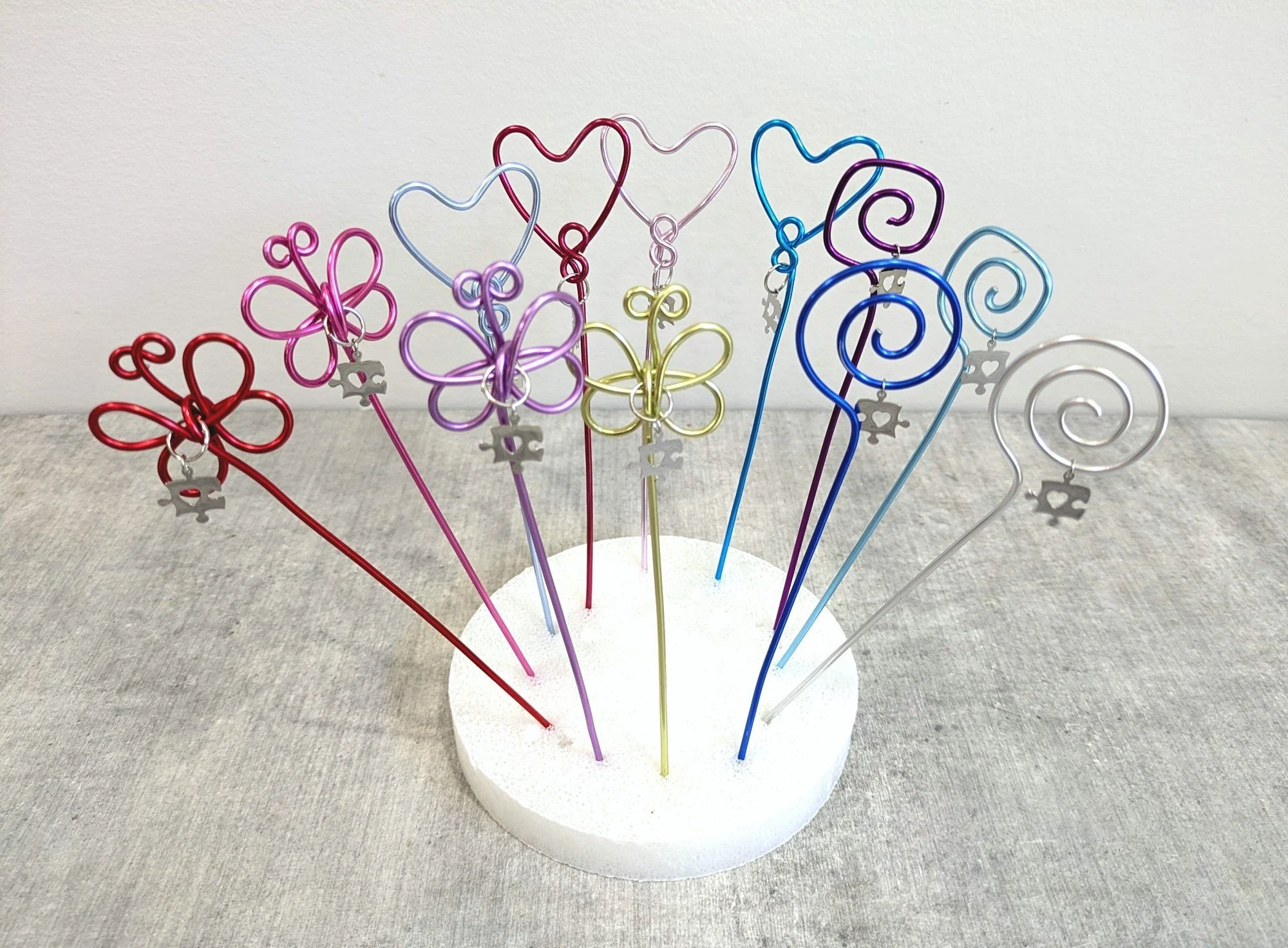 🌱💙 Add a meaningful touch to your home, office, or garden with our Handmade Autism Plant Stakes!

Each plant stake is handcrafted with care and celebrates autism acceptance, inclusion, and the unique strengths that make every individual special. Wh