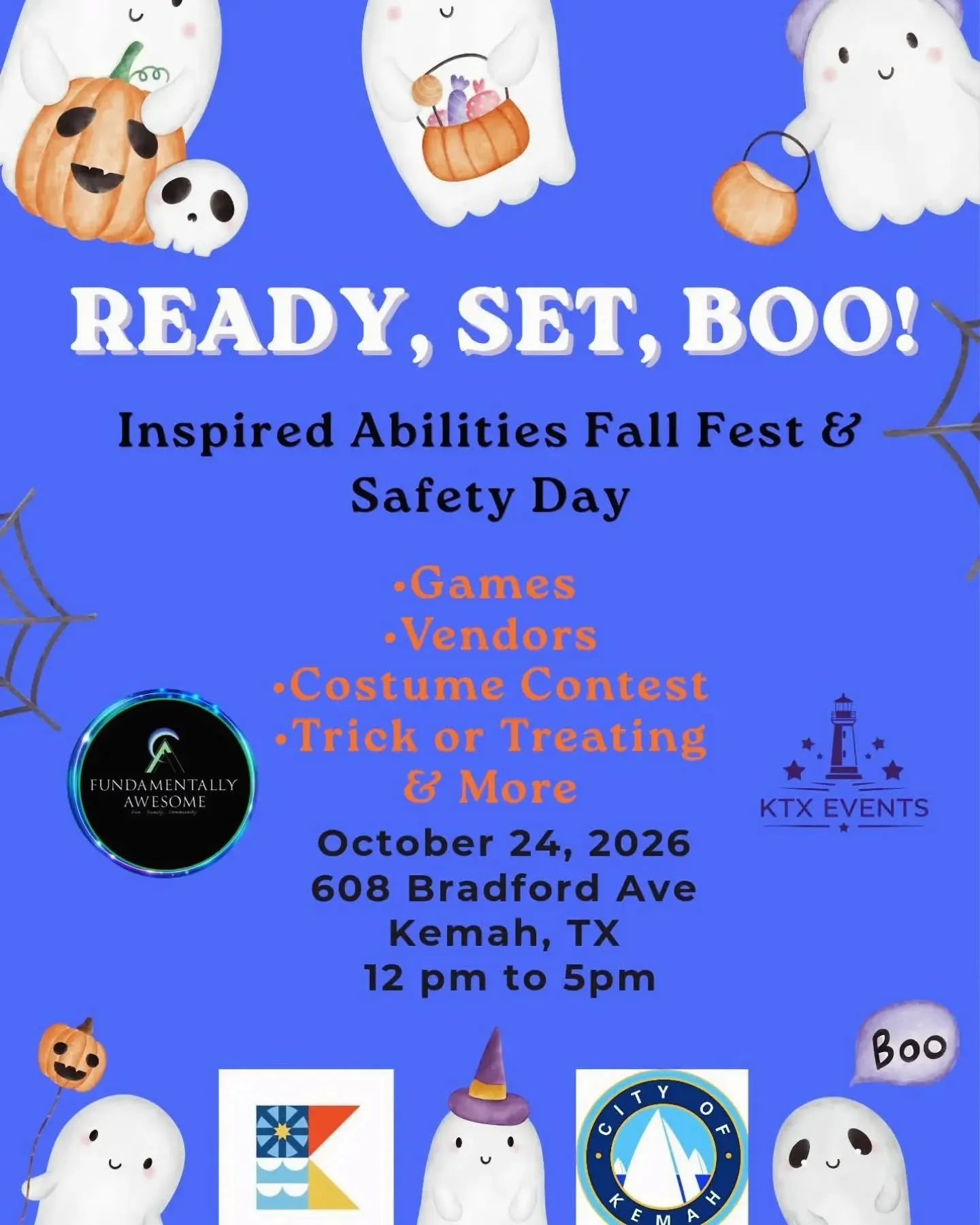 We're excited to announce that Younique Abilities  will be a vendor at the Ready, Set, Boo! Inspired Abilities Fall Fest &amp; Safety Day! 🍂🧡 Hosted by fundamentally awesome

📅 Date: Saturday, October 24, 2026
⏰ Time: 12:00 PM &ndash; 5:00 PM
📍 L